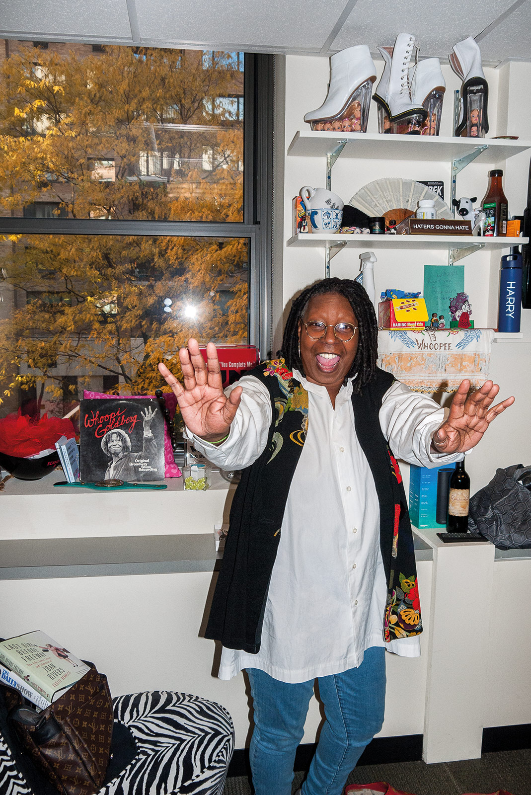 Whoopi Goldberg and Shayne Oliver laud being loud