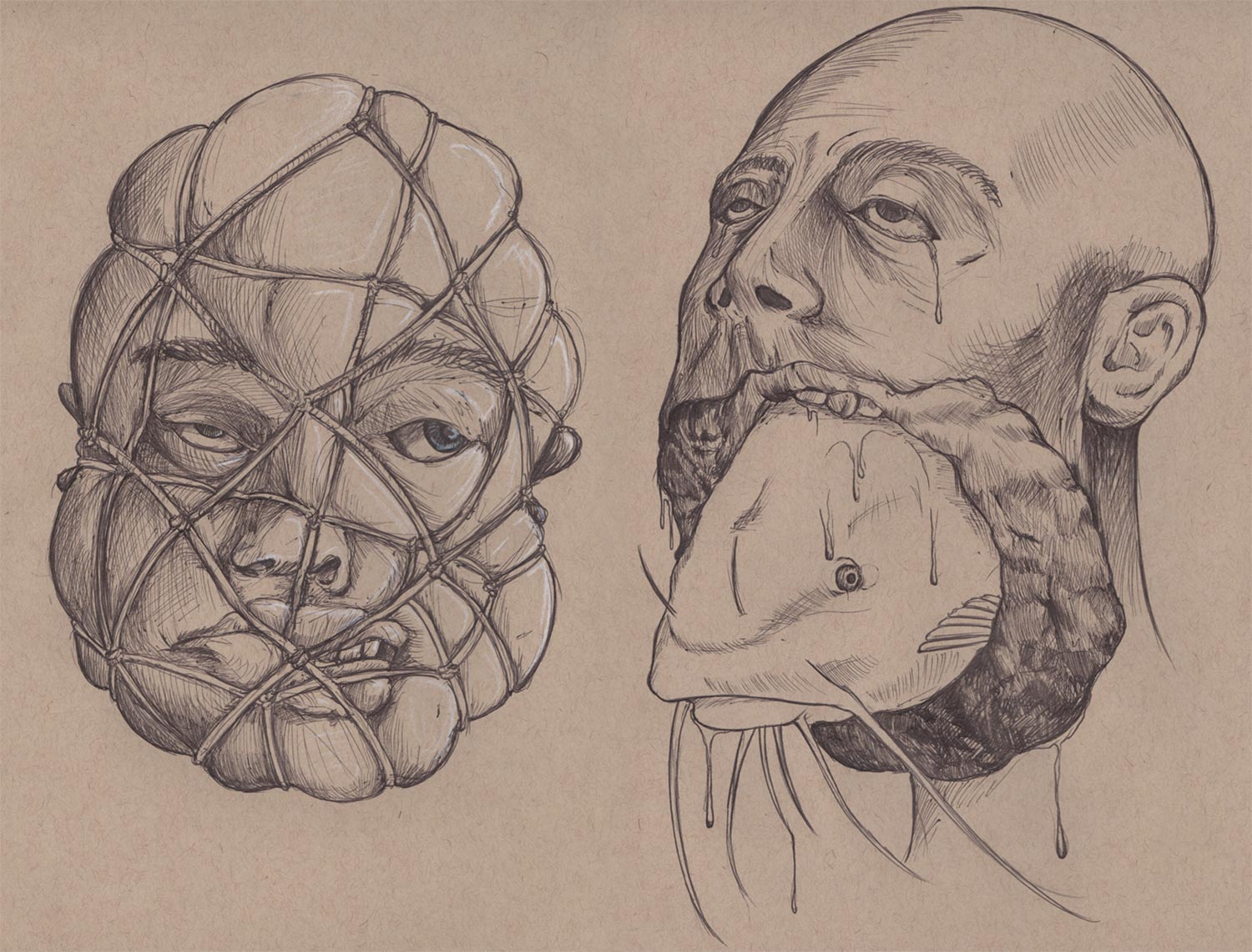 Sung Jin Lee’s Slave Trade-Inspired Illustrations from Private Policy Spring/Summer 2017