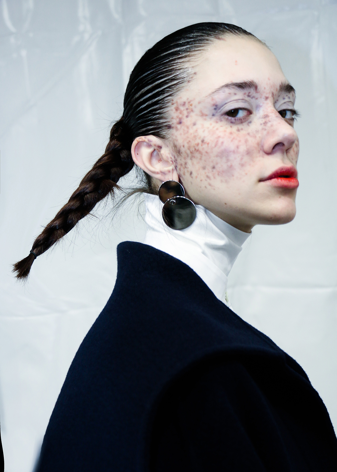 Eugene Souleiman is the visionary behind the ethereal hair in Jil Sander’s latest collection