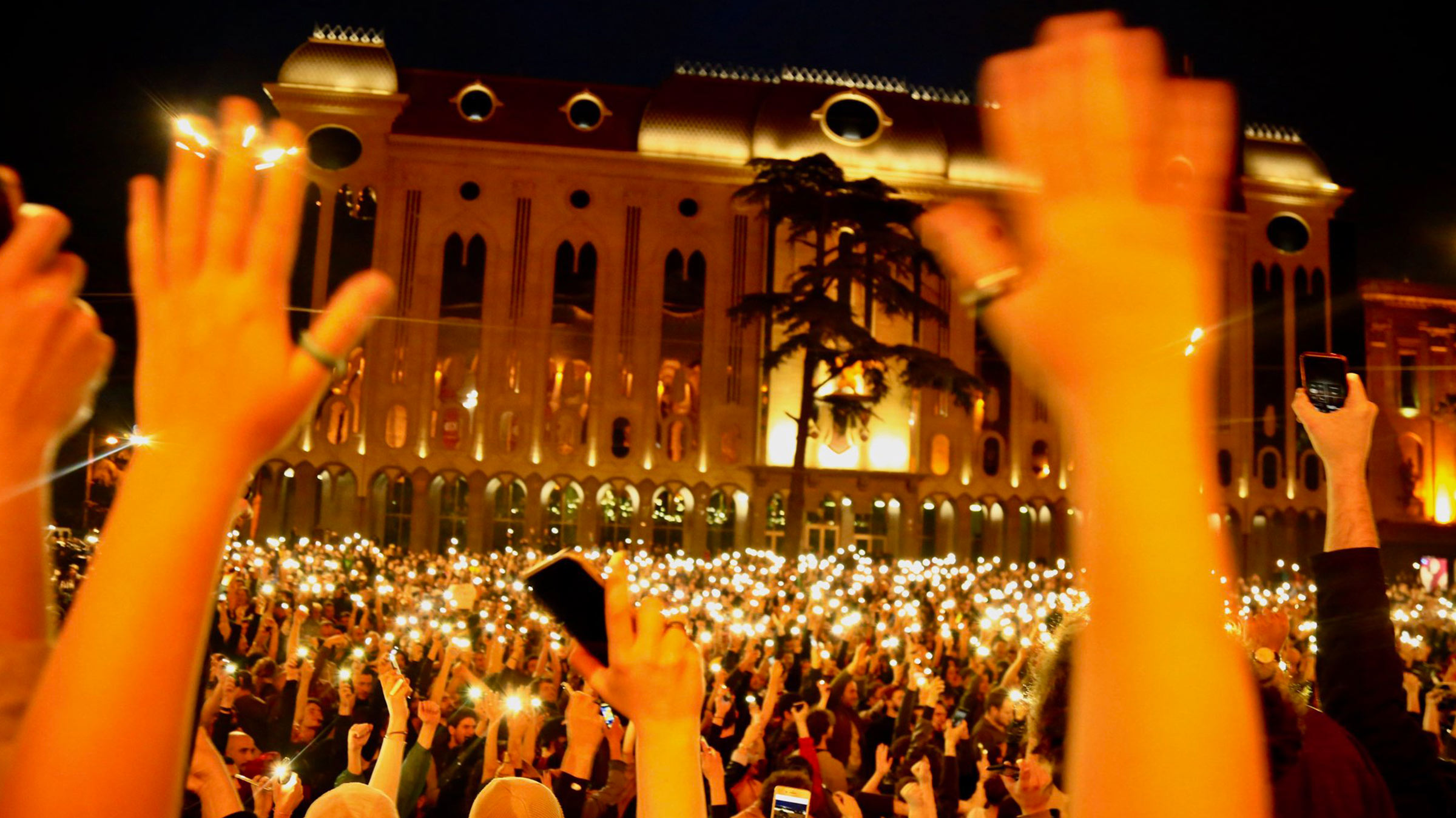 Tbilisi’s clubgoers protest for open culture despite strict drug laws and white nationalists