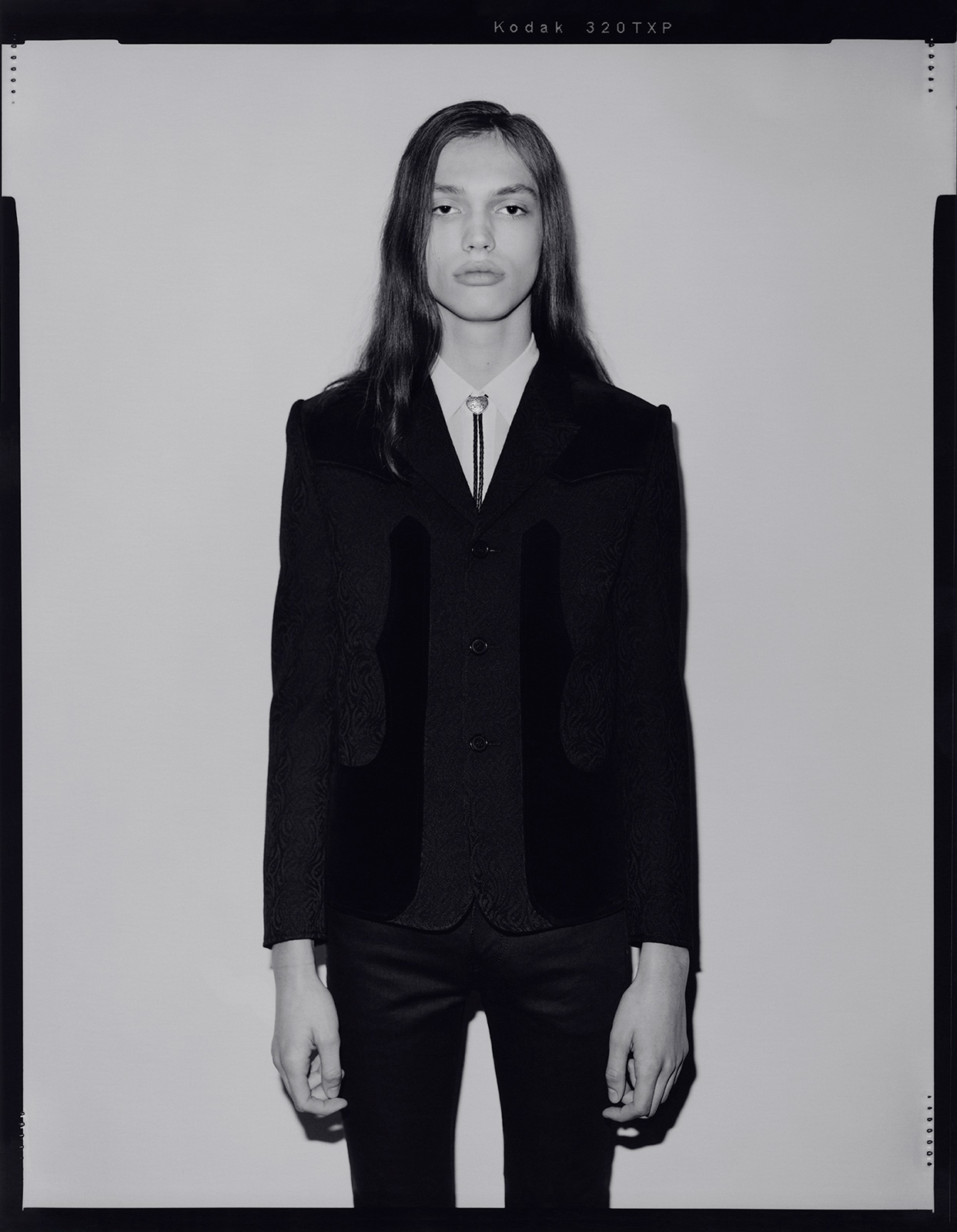 Composition in black and glitter