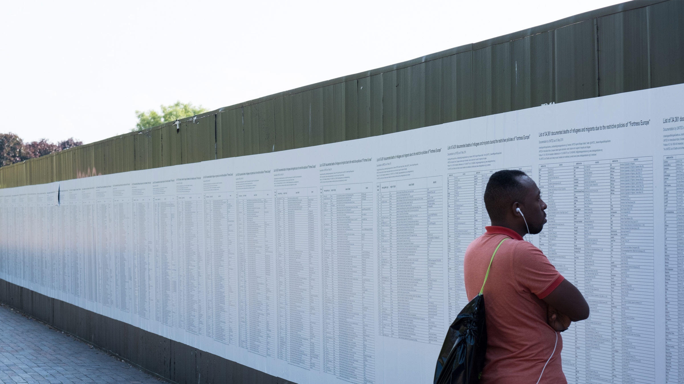 Project depicting names of drowned refugees mysteriously disappears from Liverpool Biennial