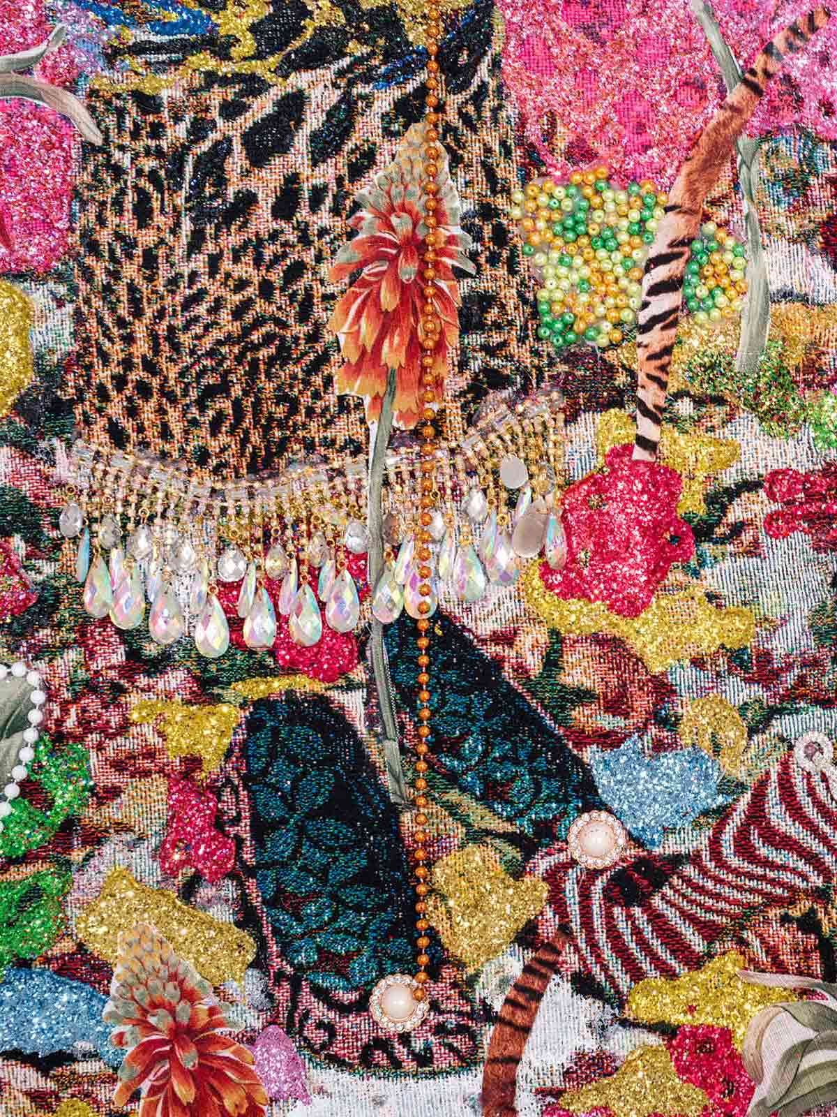 Ebony G. Patterson flashes her discordant opulence