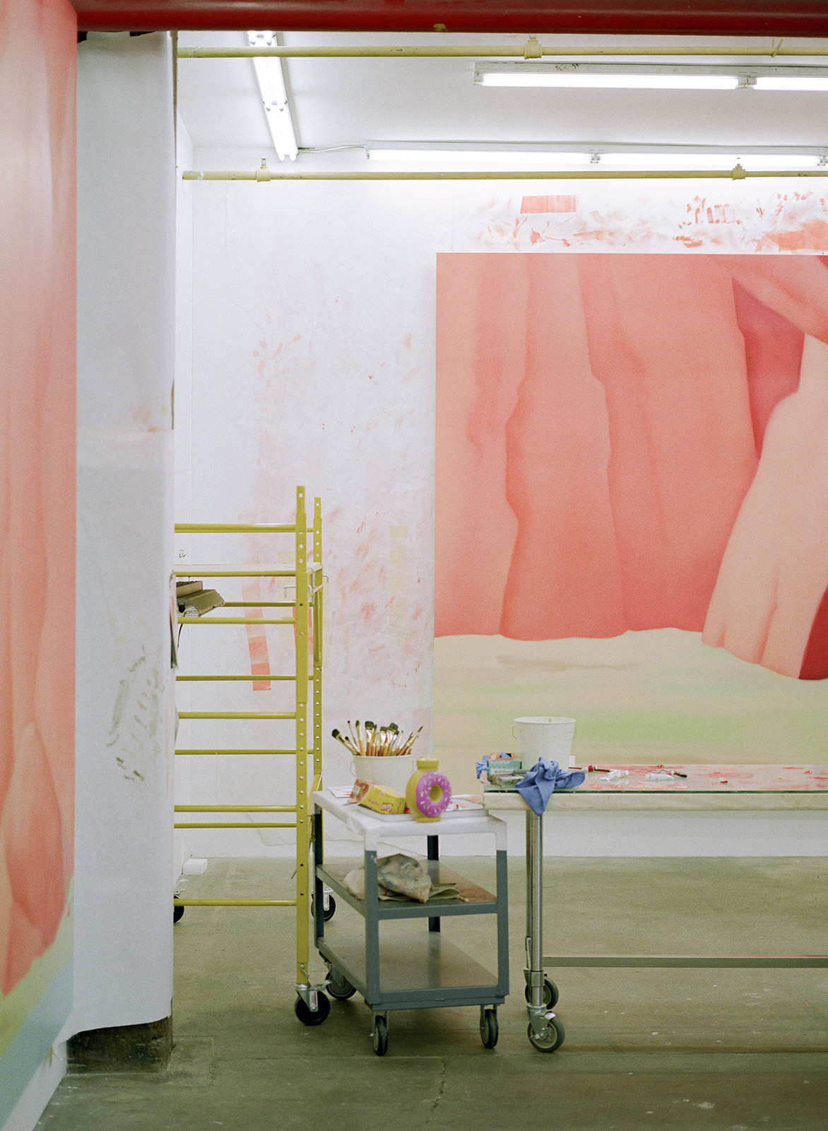 Studio visit: Dan Colen draws the connection between Wile E. Coyote and the never-ending chase