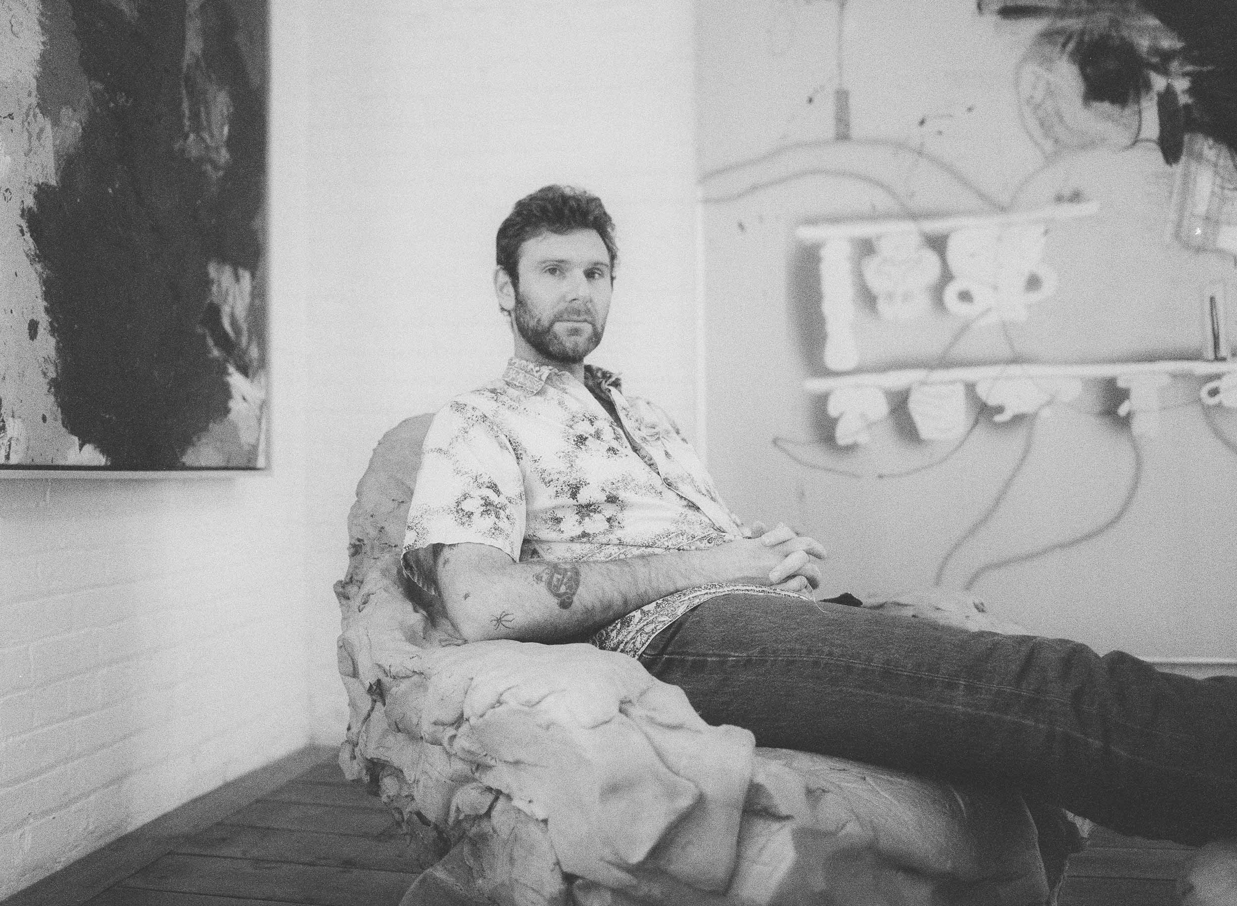 Studio visit: Dan Colen draws the connection between Wile E. Coyote and the never-ending chase