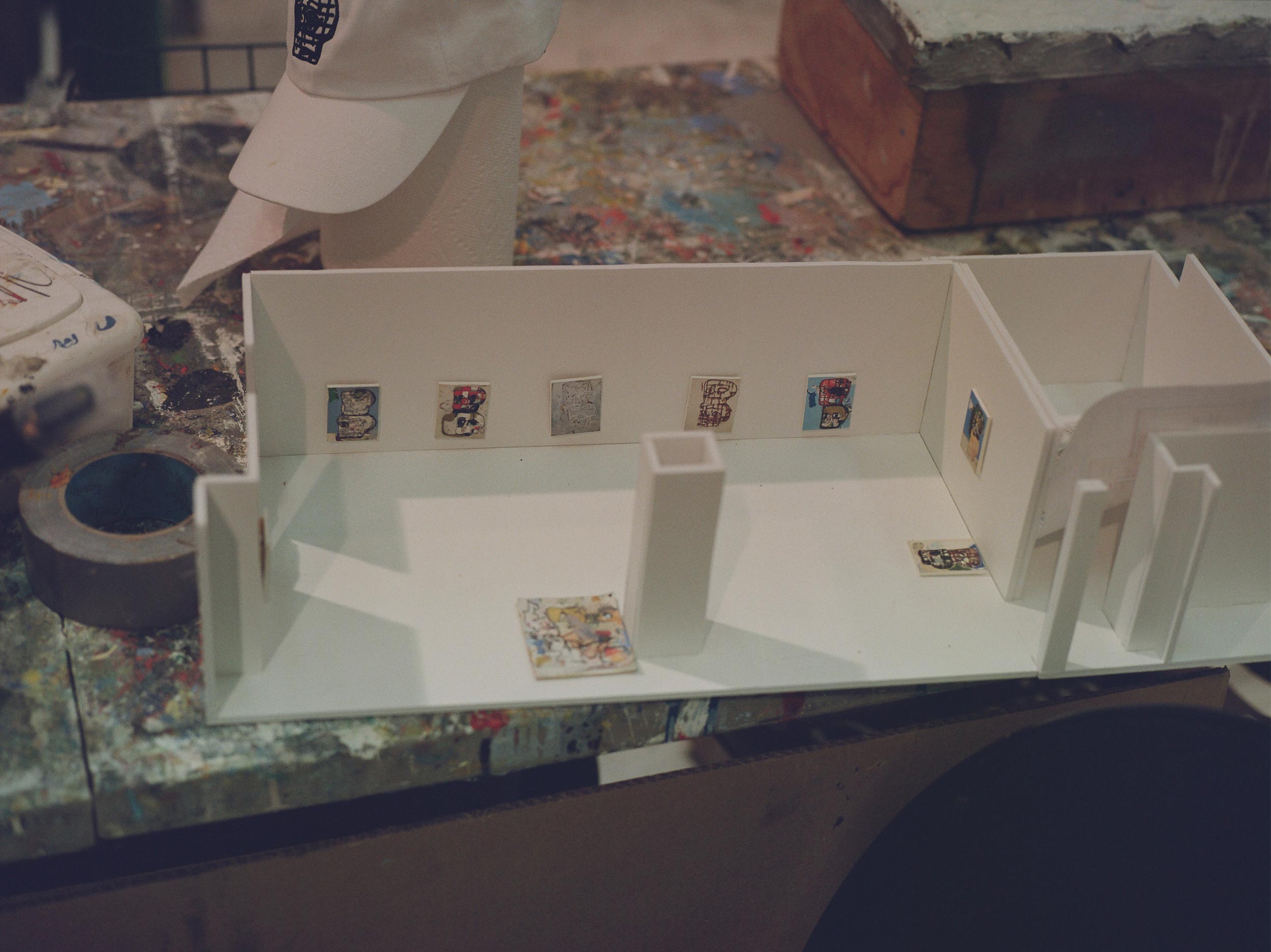 Studio visit: Eddie Martinez whites out his work inside his Bushwick space