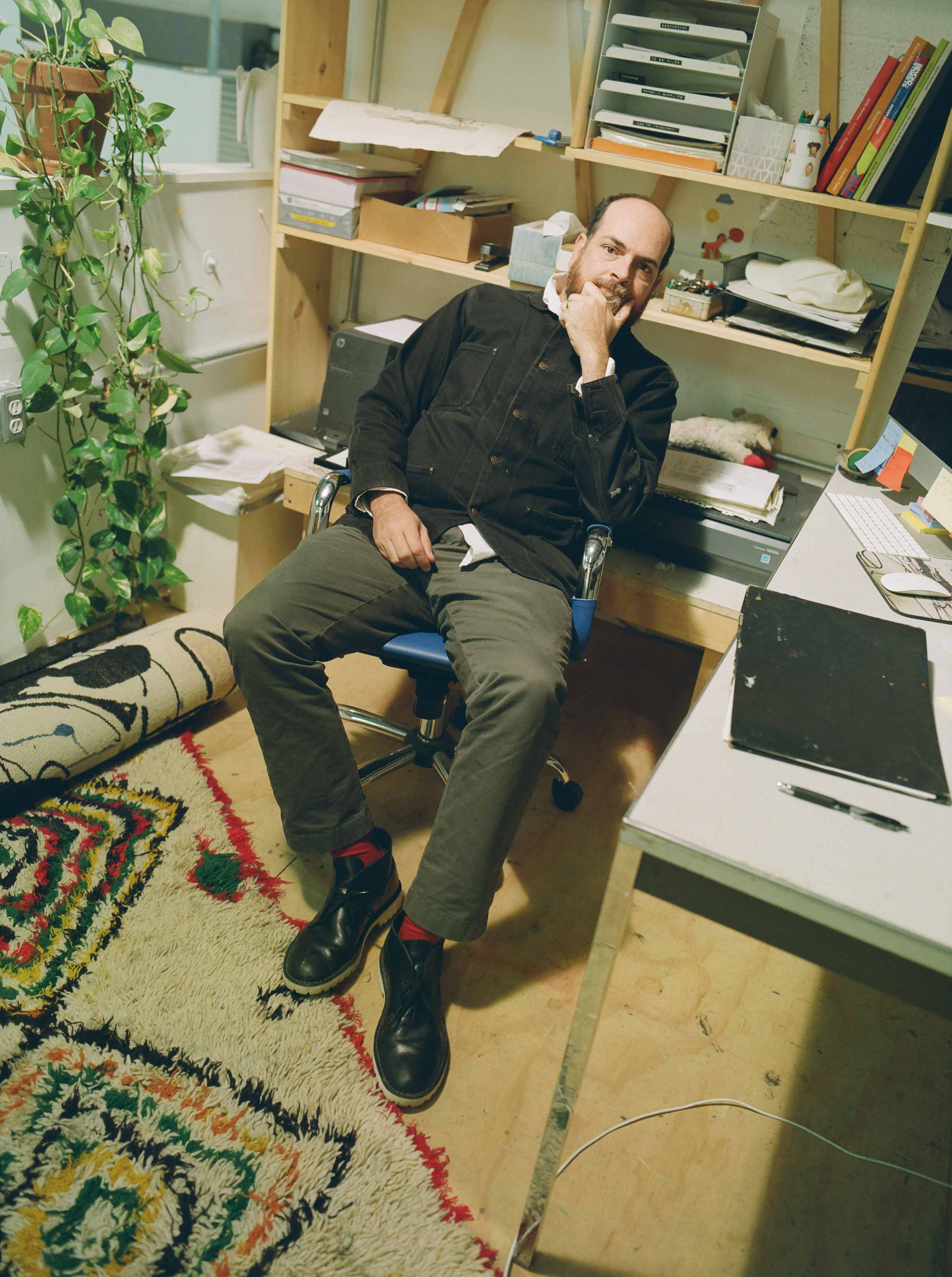 Studio visit: Eddie Martinez whites out his work inside his Bushwick space