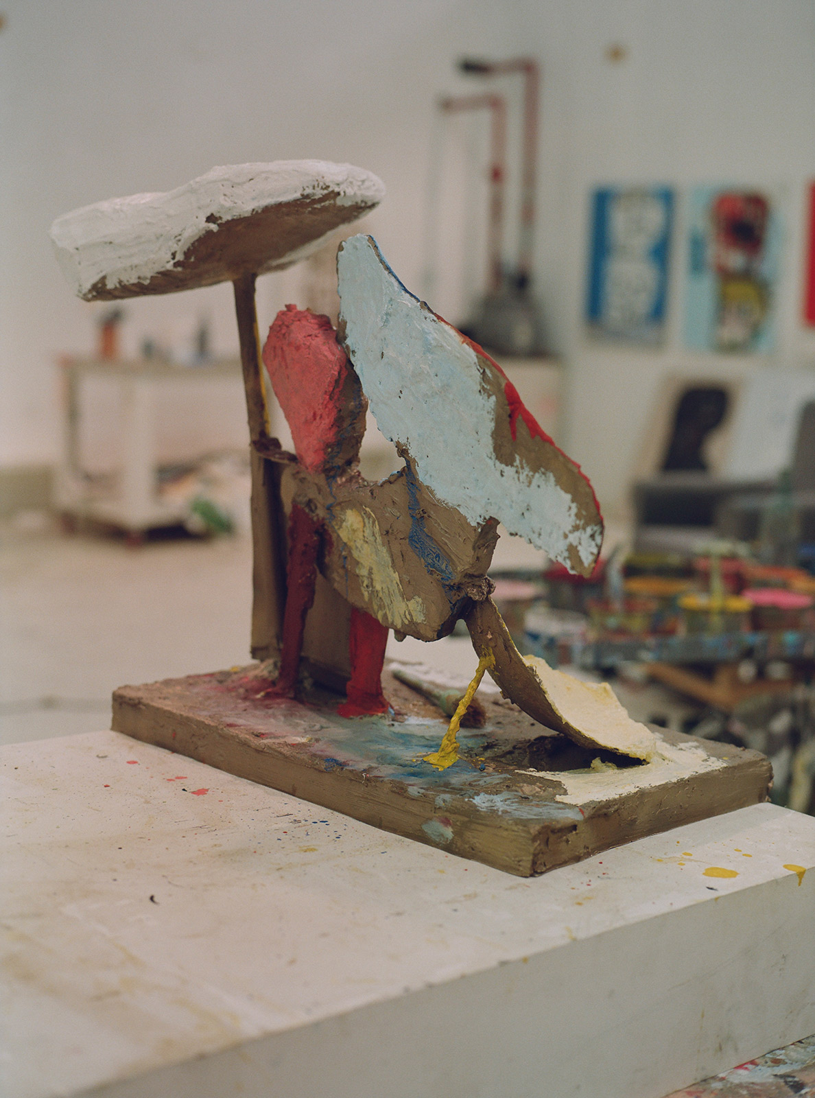 Studio visit: Eddie Martinez whites out his work inside his Bushwick space