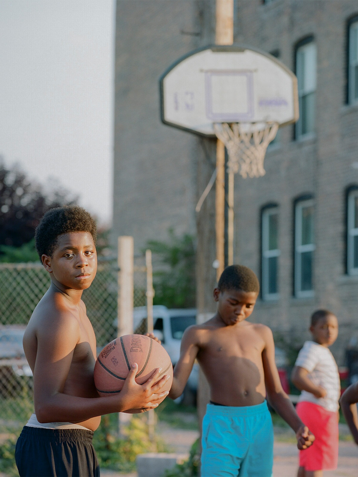 Adam Jason Cohen’s intimate street portraits of Chicago’s basketball youth
