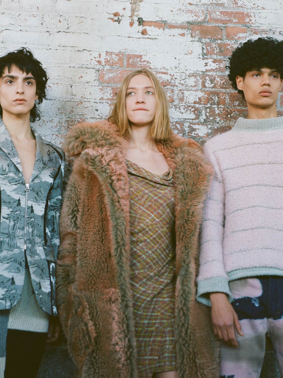 Cozying up backstage with Eckhaus Latta and Isamaya Ffrench