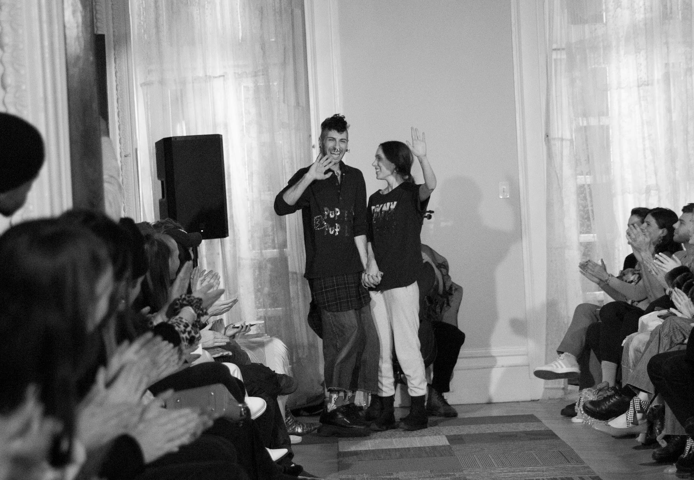 Puppets and Puppets fantastical costumes for a downtown fashion crowd