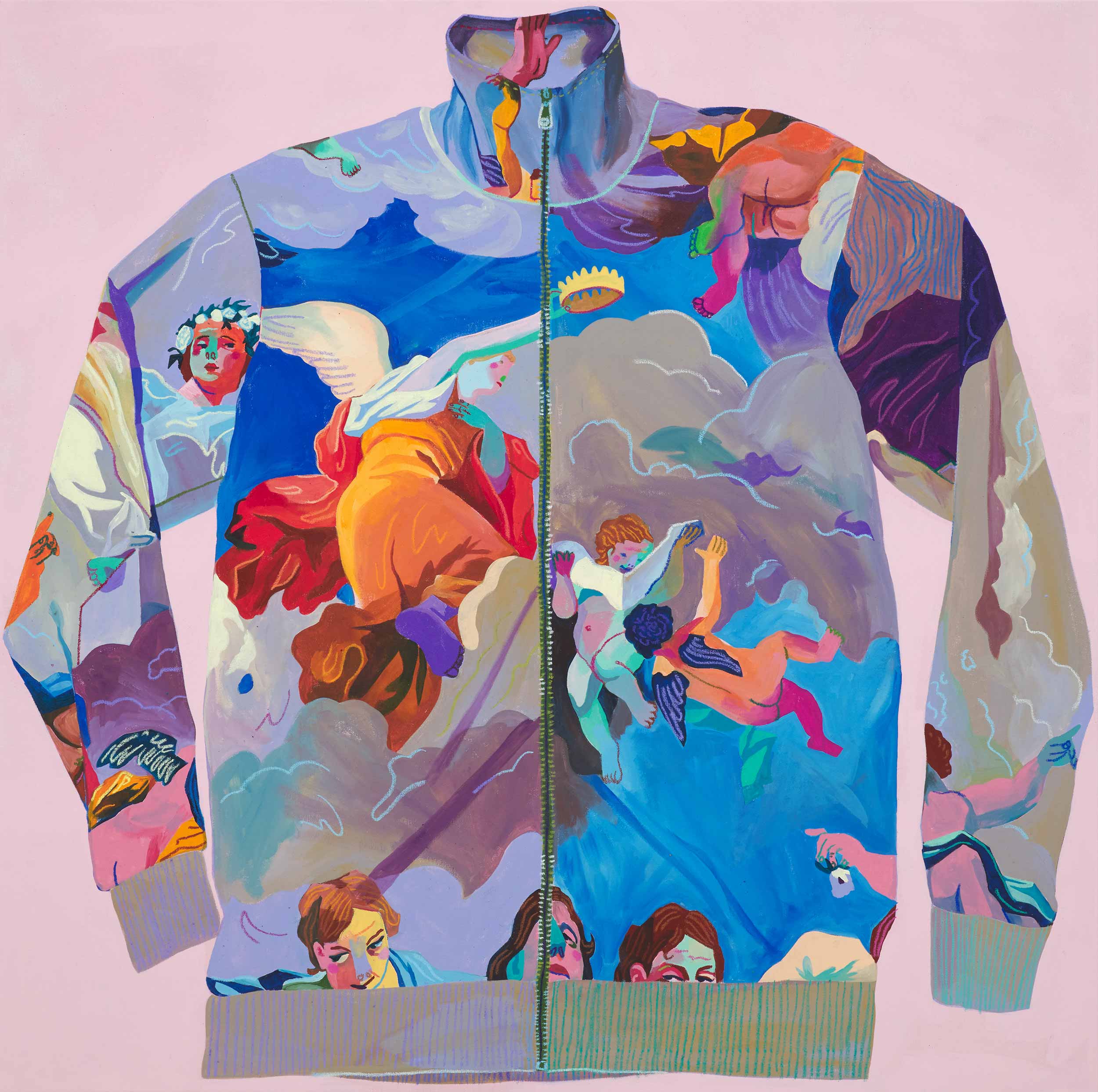 Andy Dixon’s colorful commentary on the comedy of desire