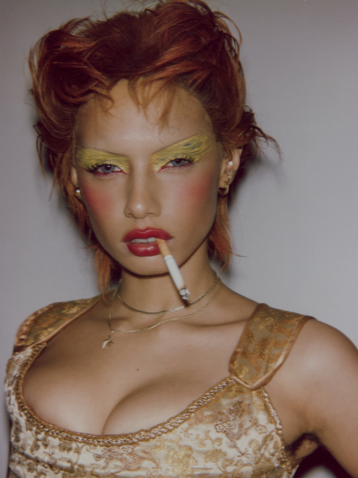 Louie Banks photographs Jazzelle as a highway motel fever dream