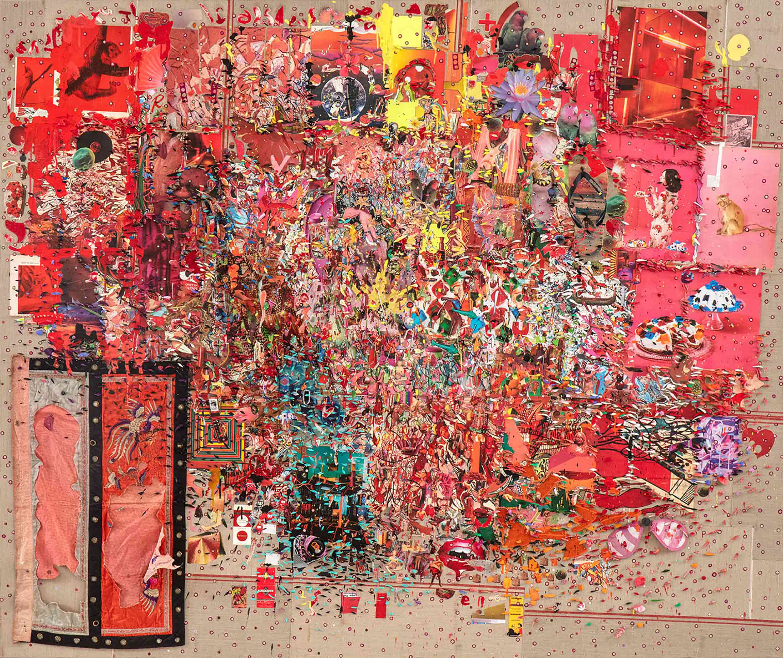 Artist Elliott Hundley embraces chaos by getting closer to it