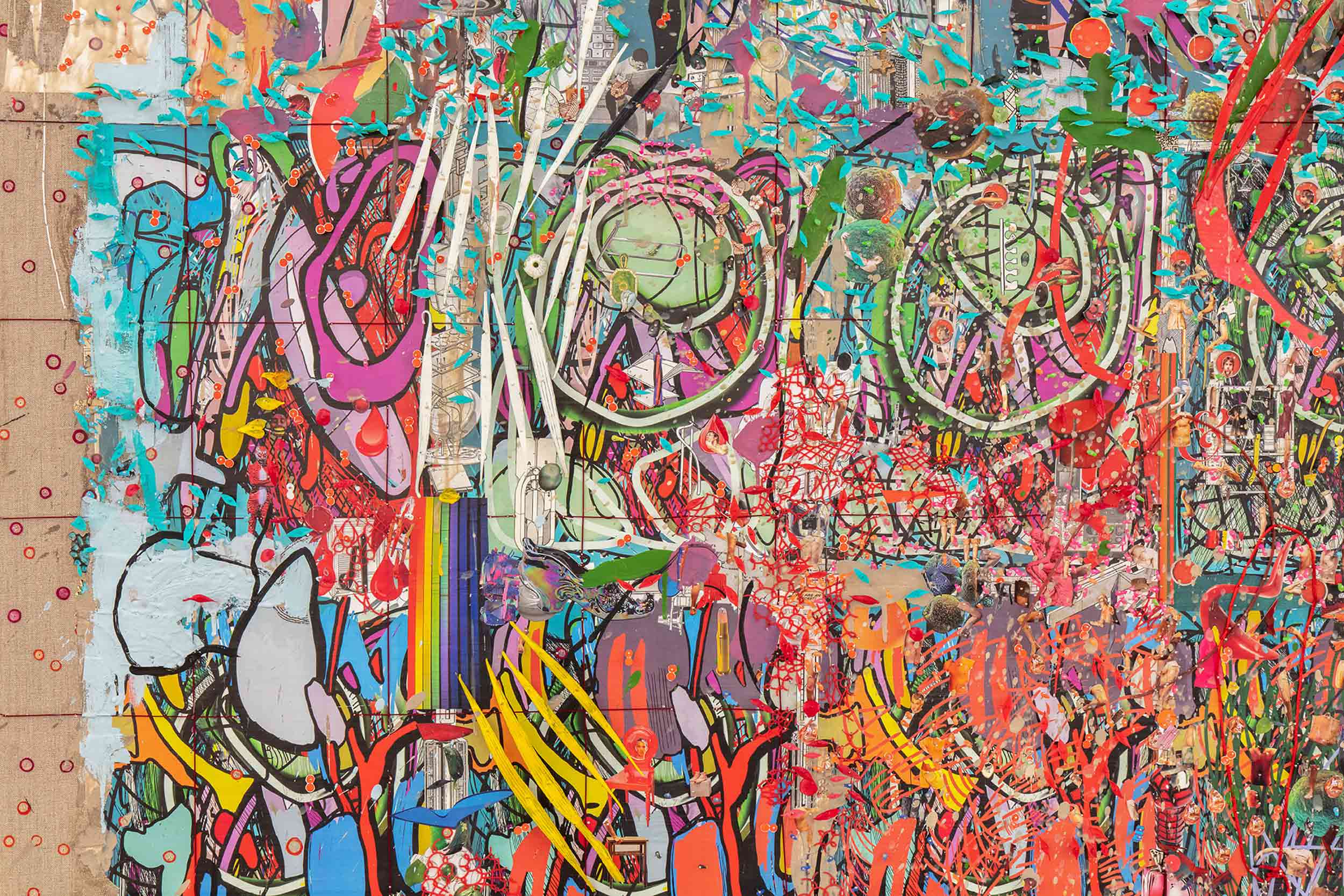 Artist Elliott Hundley embraces chaos by getting closer to it