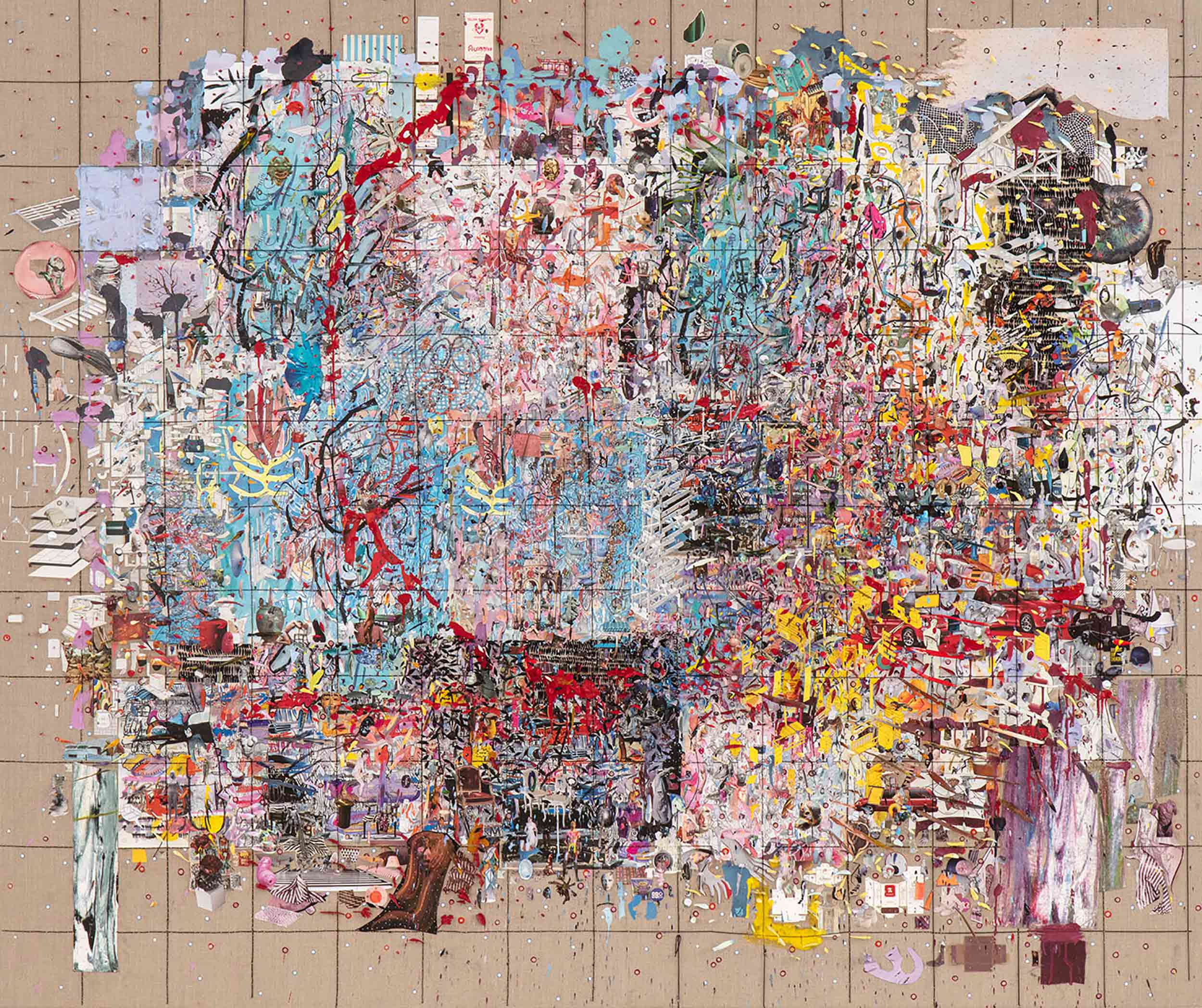 Artist Elliott Hundley embraces chaos by getting closer to it