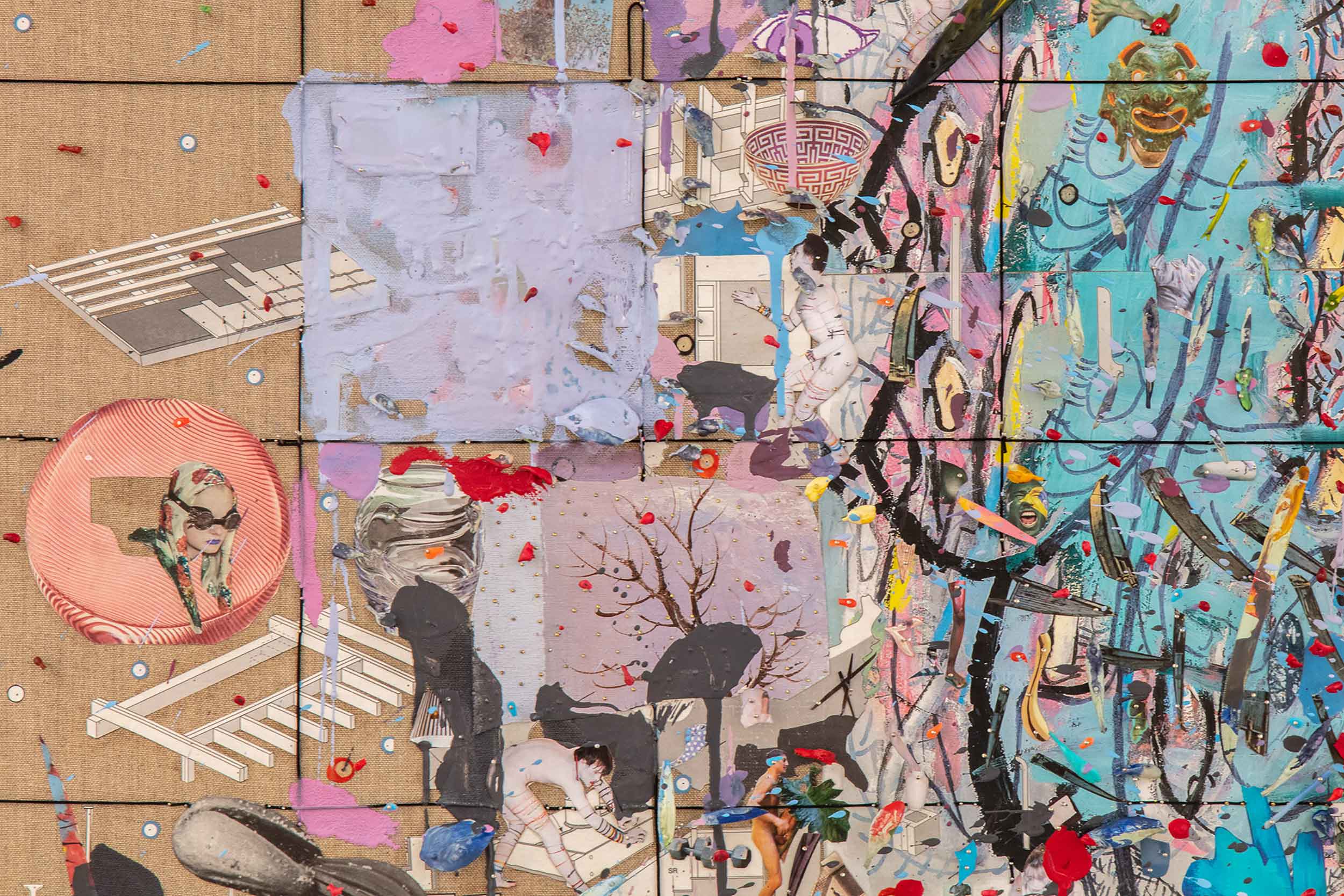 Artist Elliott Hundley embraces chaos by getting closer to it