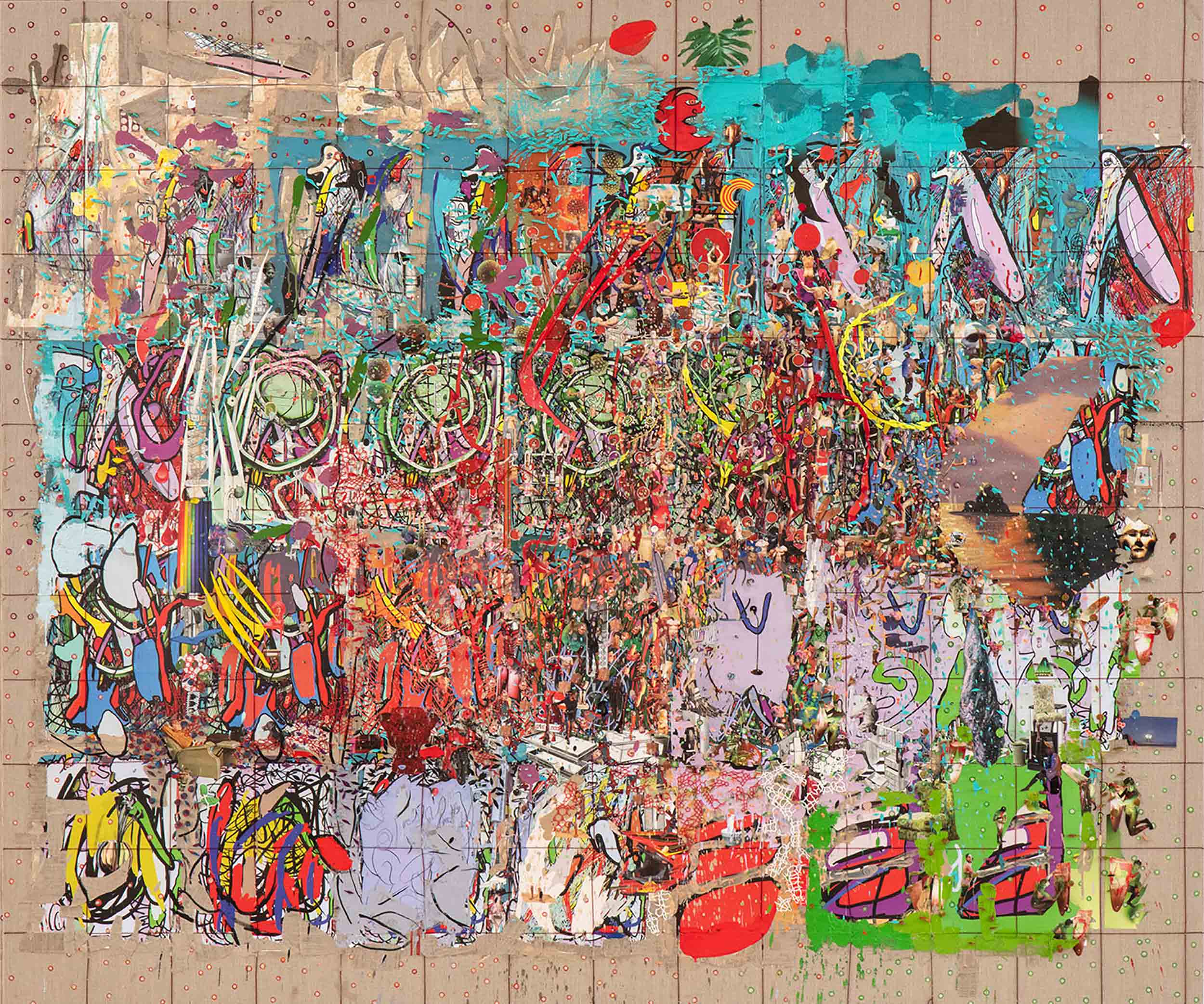 Artist Elliott Hundley embraces chaos by getting closer to it