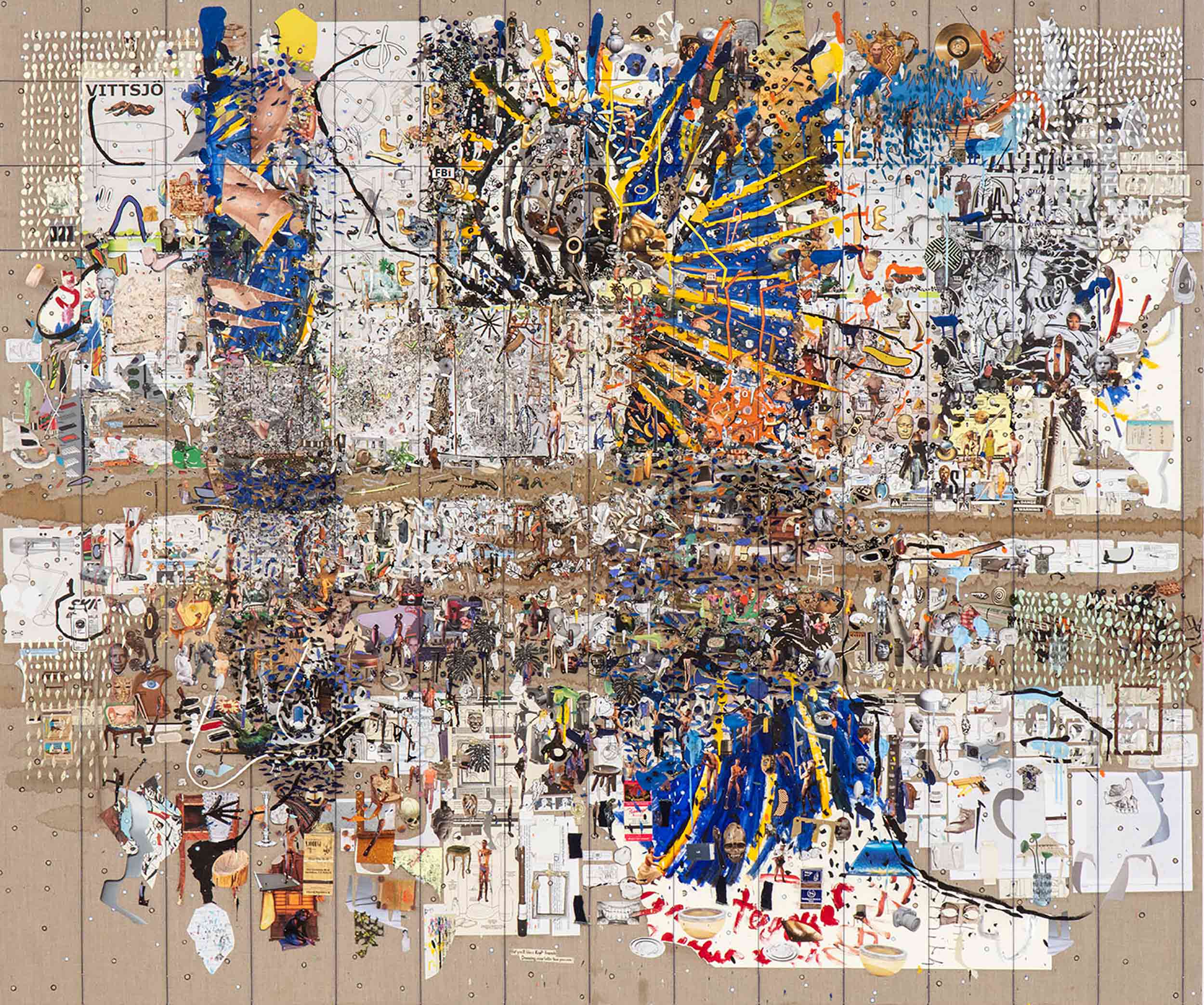 Artist Elliott Hundley embraces chaos by getting closer to it