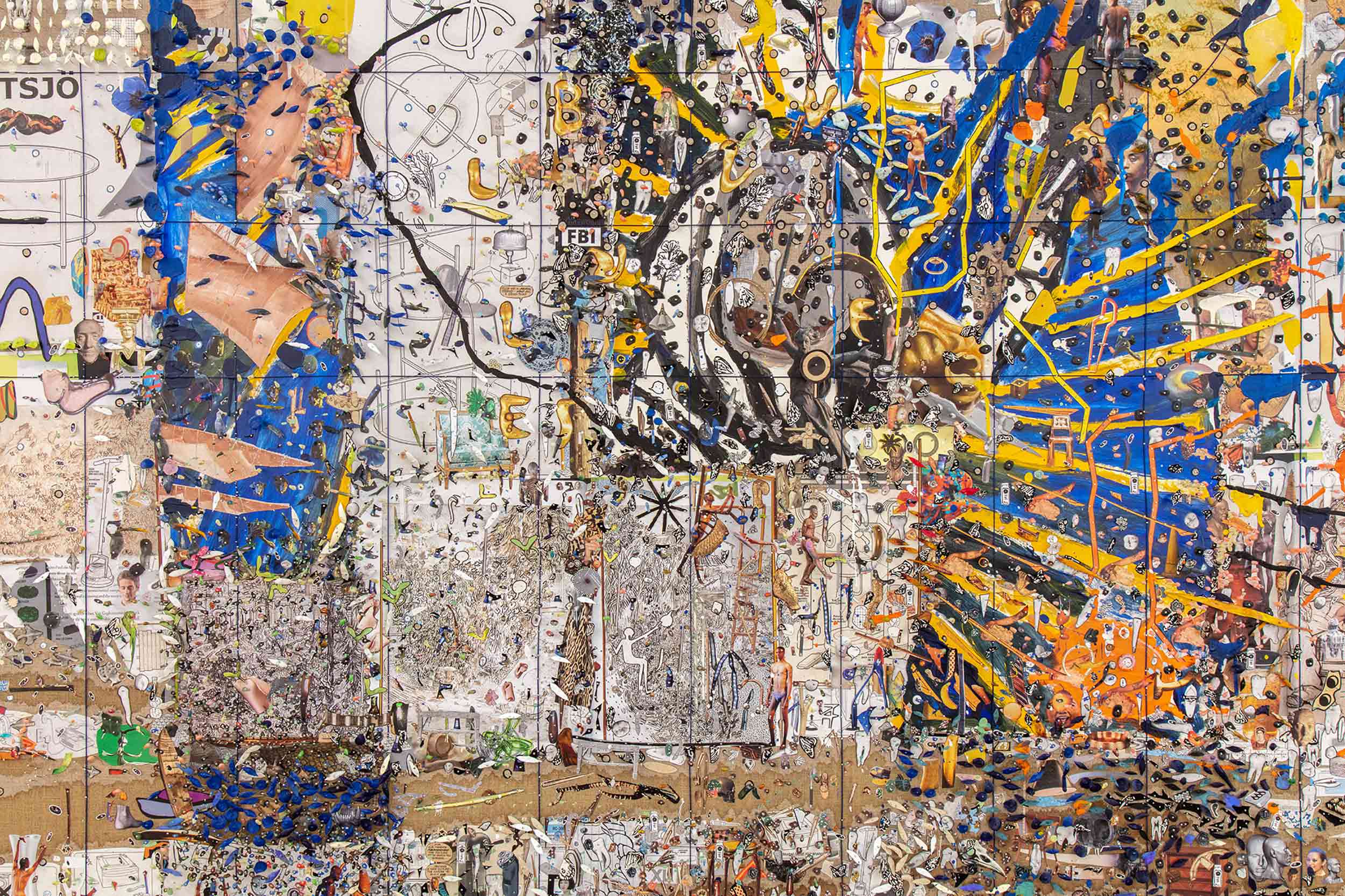 Artist Elliott Hundley embraces chaos by getting closer to it