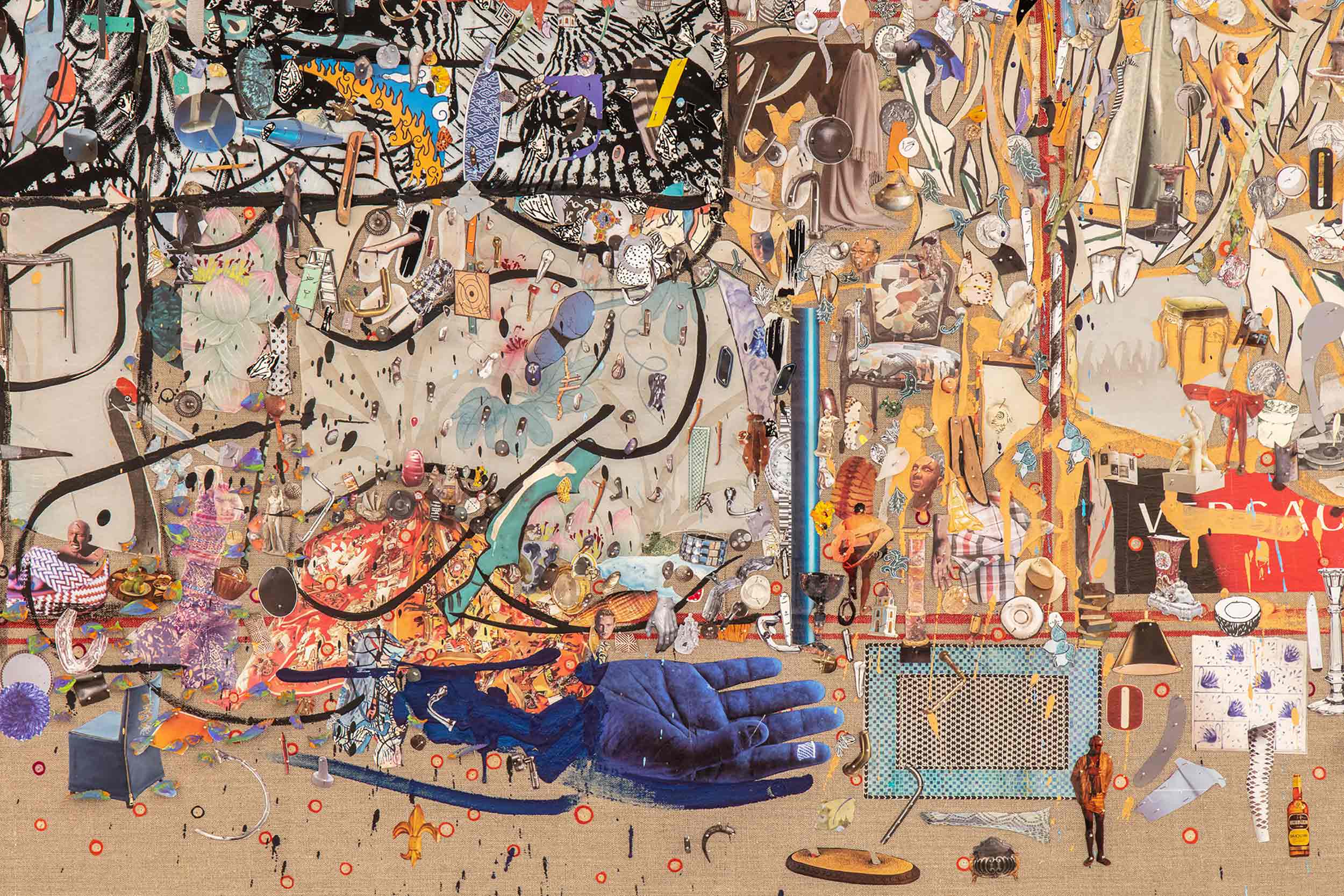 Artist Elliott Hundley embraces chaos by getting closer to it