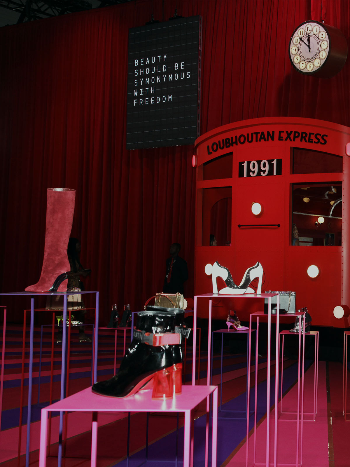 Christian Louboutin travels to the Himalayas on the LouBhoutan Express