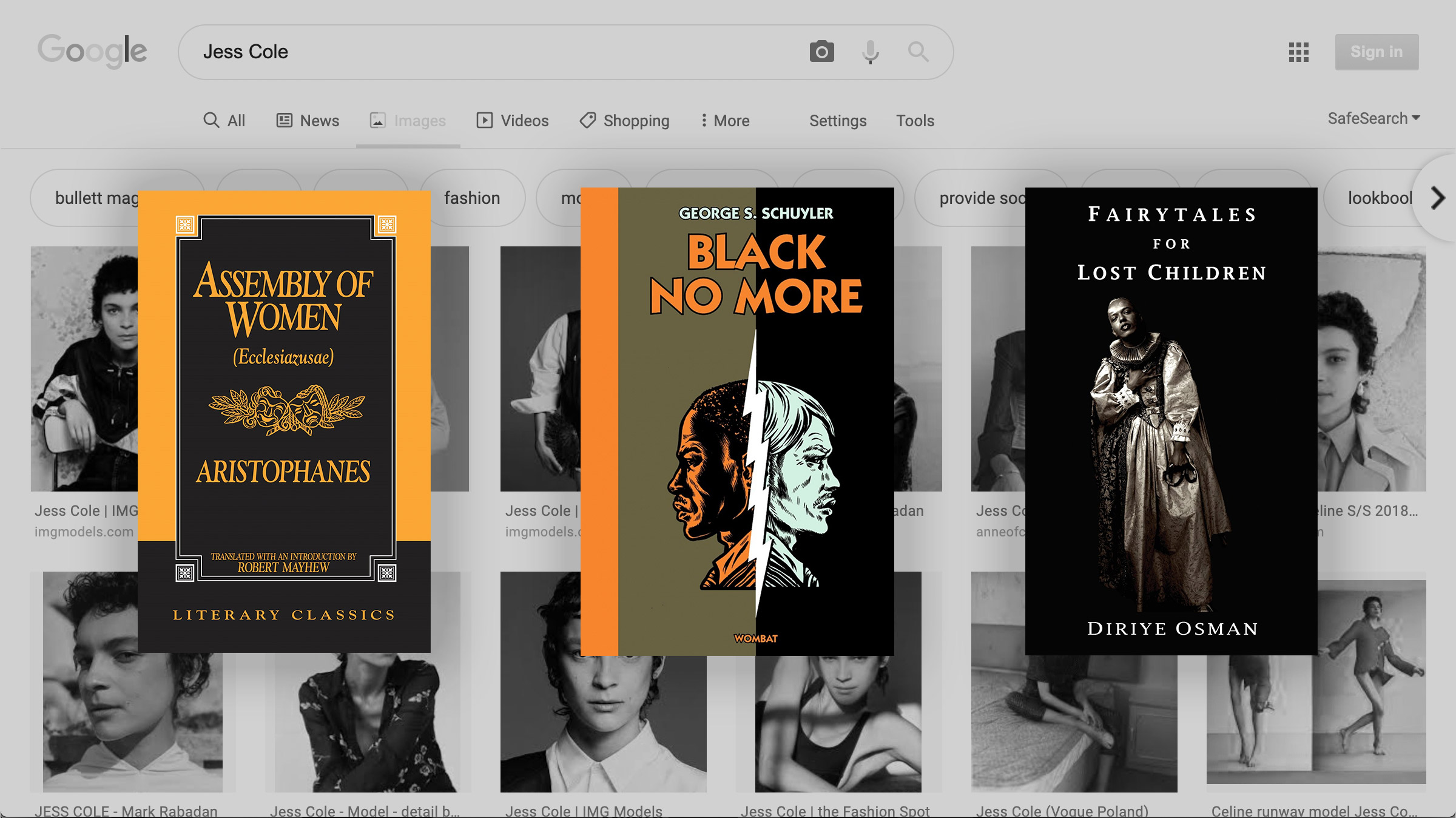 Jess Cole’s 7 short books for each day of the week