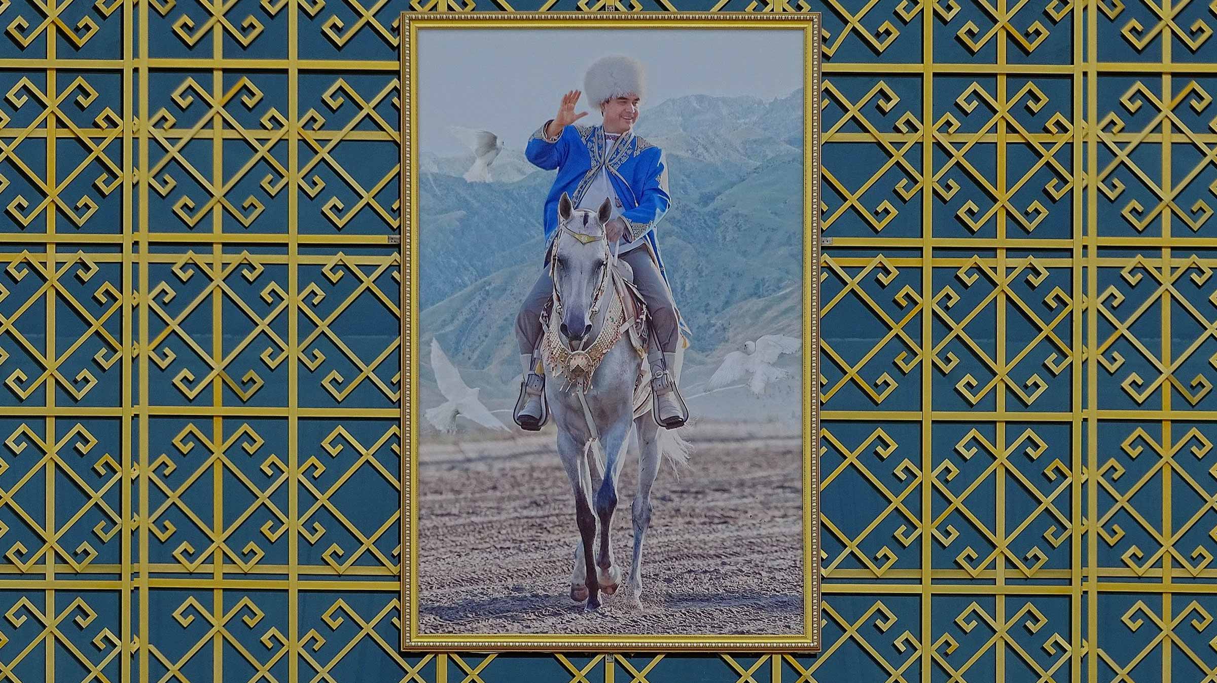 Who is Turkmenistan’s dictator and why is he always holding puppies?