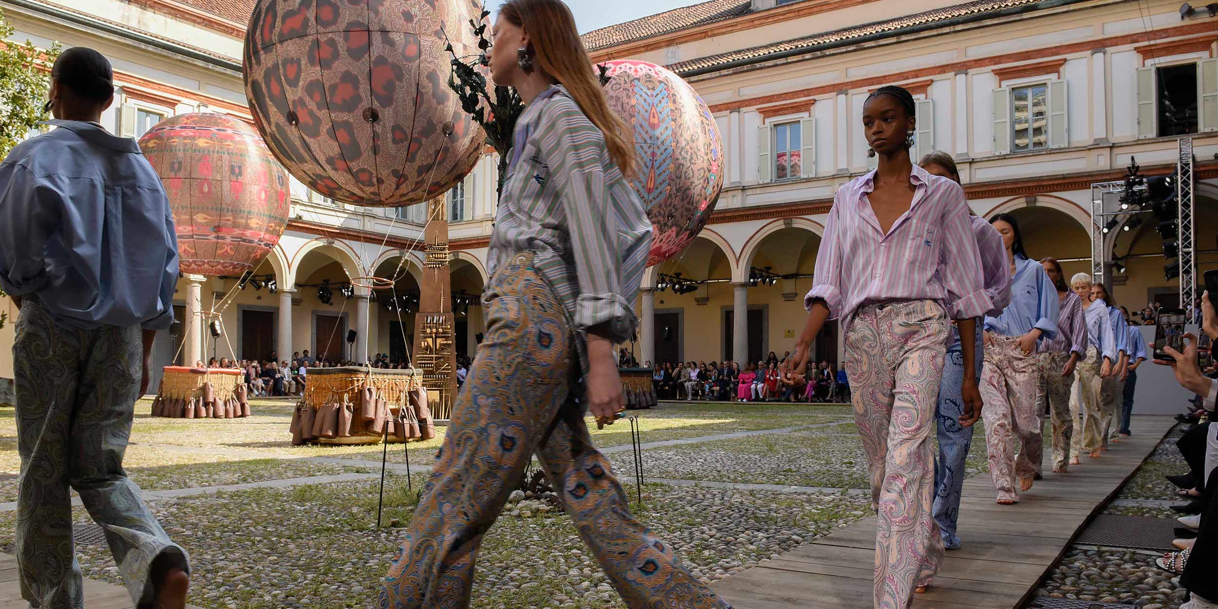 Etro’s first-class hot air balloon ticket to Bohemian cool-girl wonderland