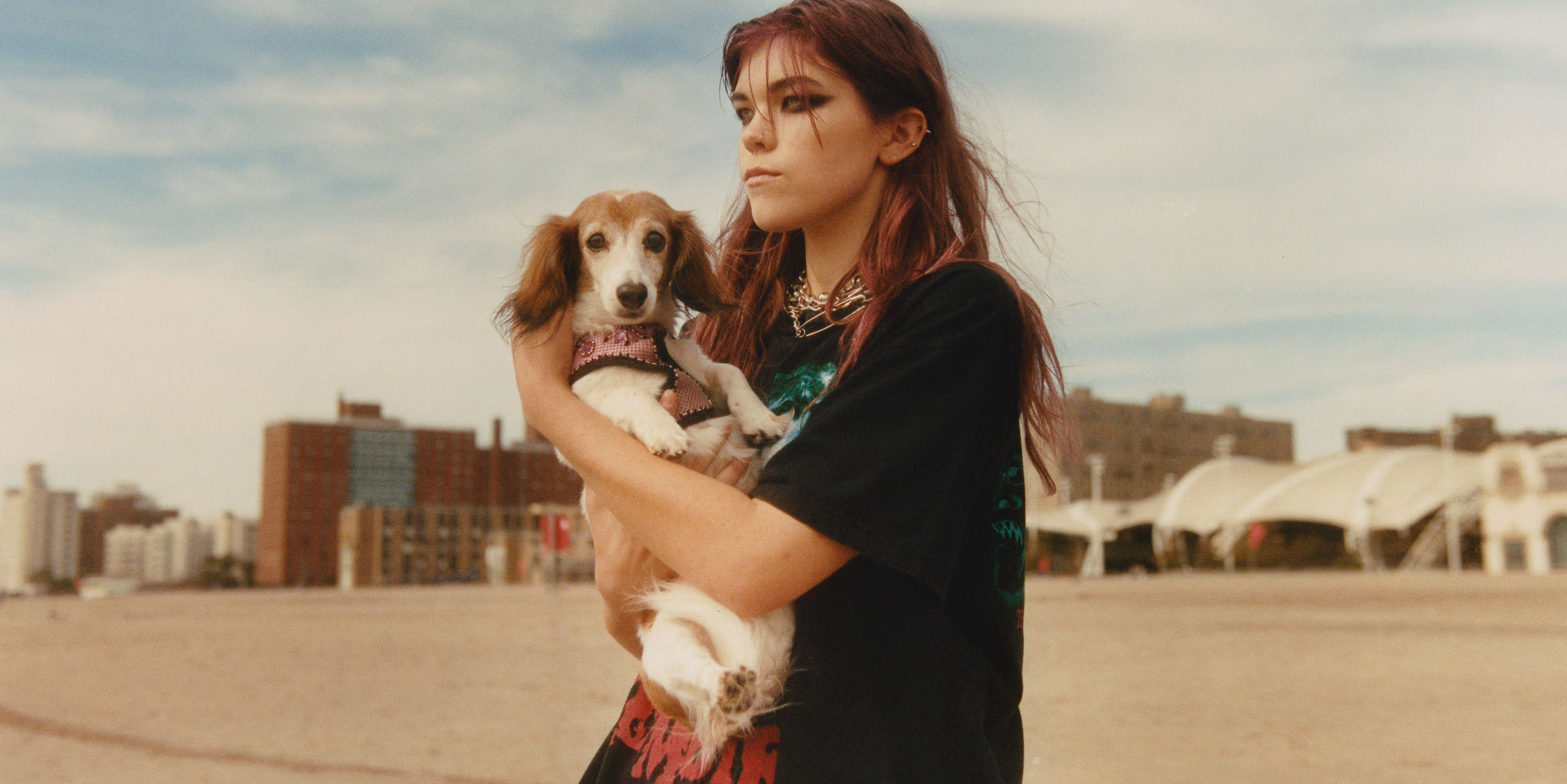 Fashion’s most gloriously awkward family goes to the beach