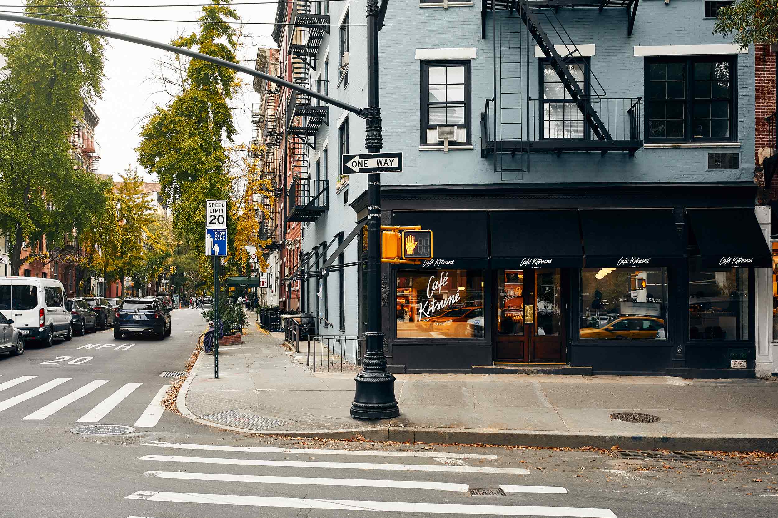 Maison Kitsuné brings Parisian luxury and Japanese minimalism to their first NYC café