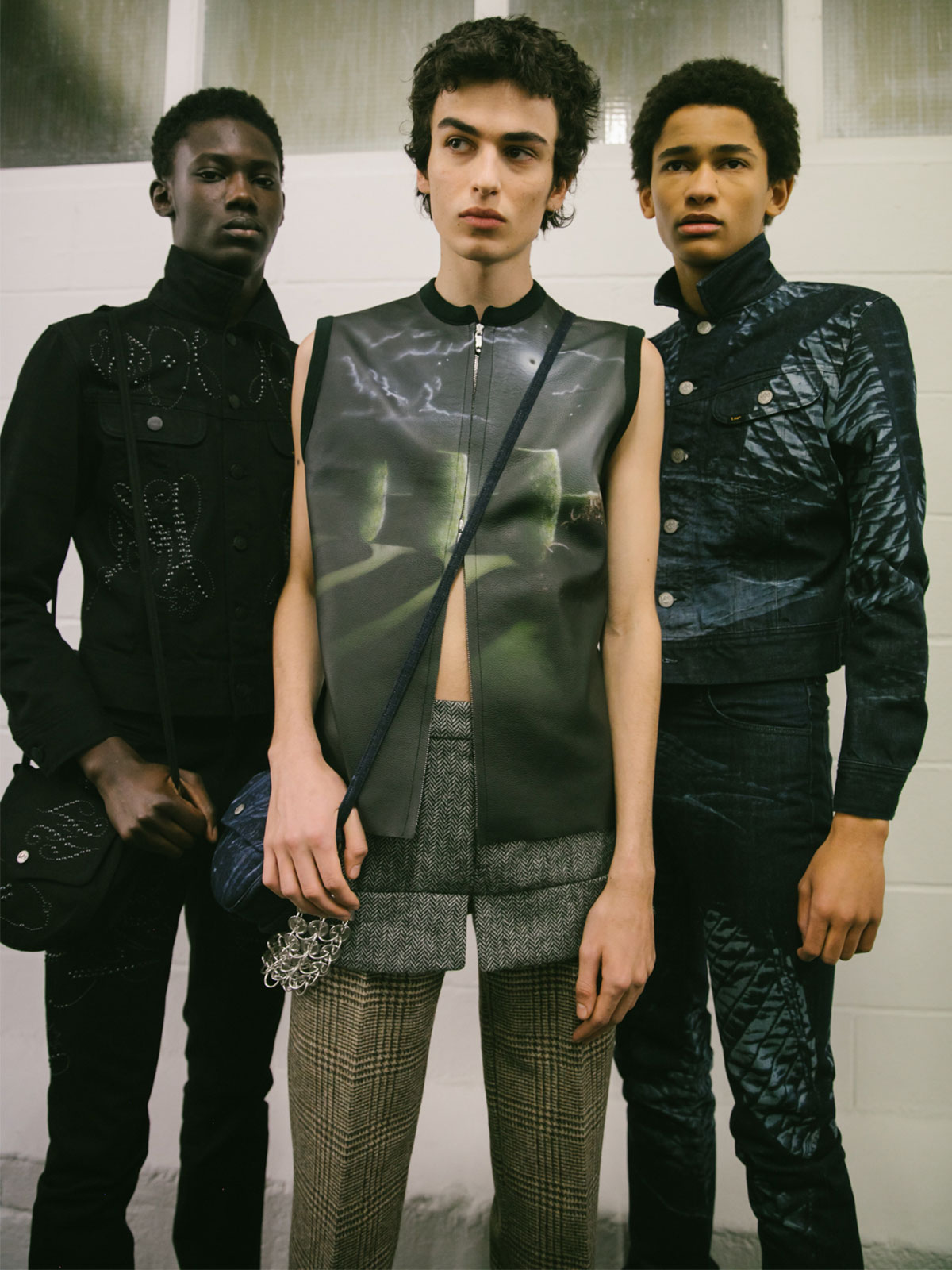 Stefan Cooke meets the 2020s with studded Lee’s denim and fresh takes on British posh