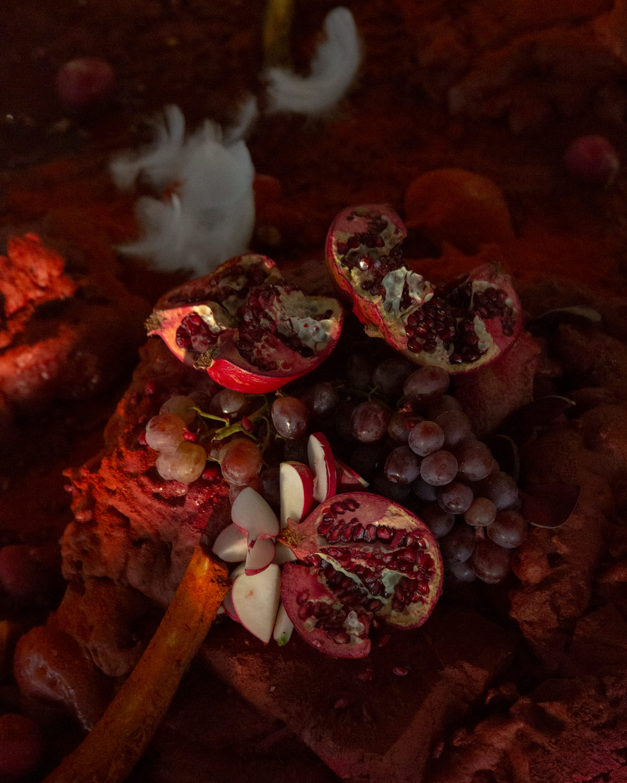 Artist Miles Greenberg performs his darkest nightmares with absurdist glamour