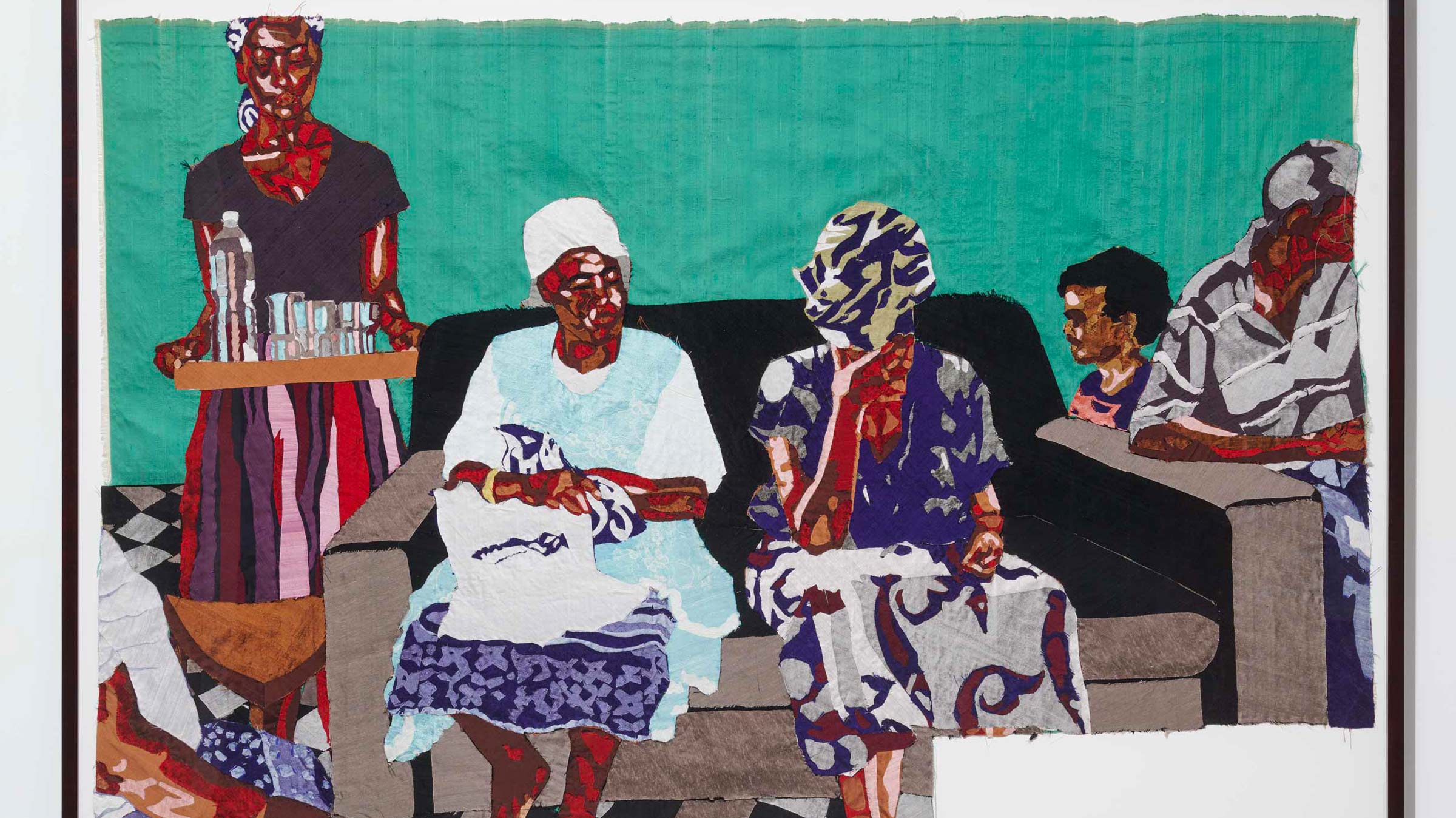 Billie Zangewa’s hand-stitched collages locate joy in the quotidian