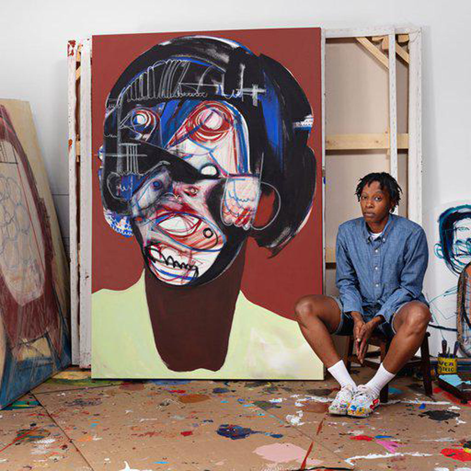 Genesis Tramaine’s paintings find God in Black, queer community