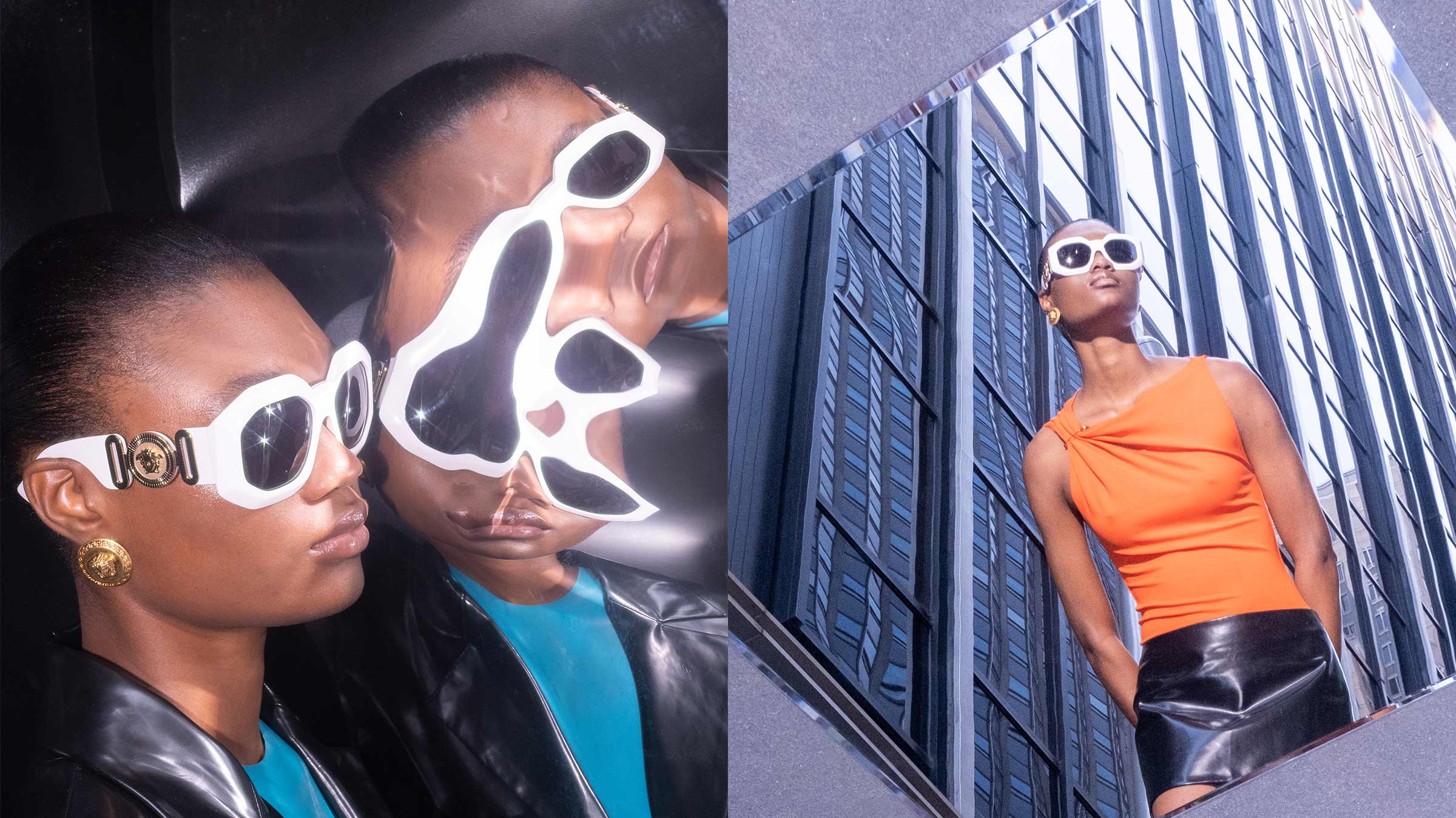 Versace finds distinction in a refracted world