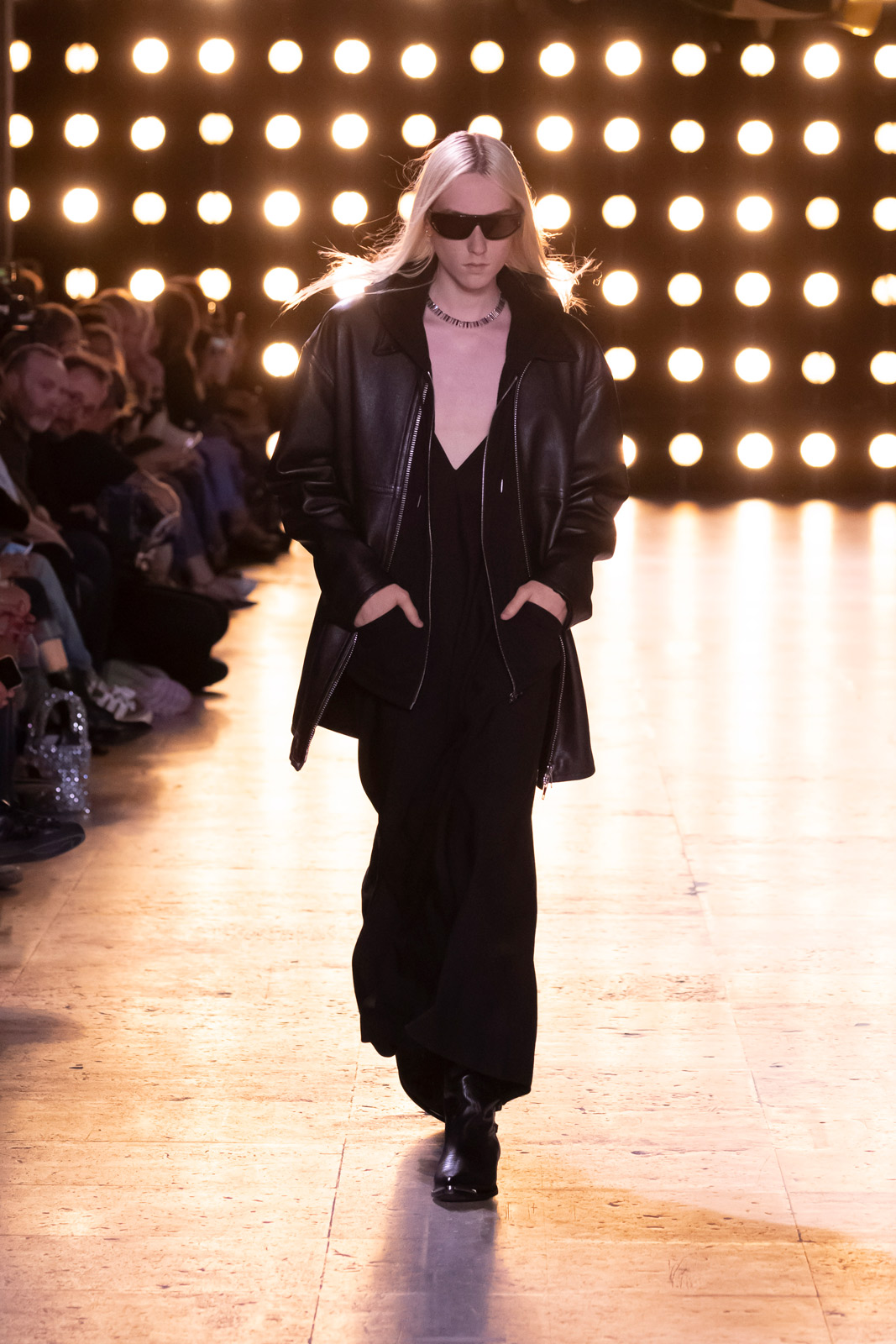 Leah Hennessey steals the spotlight at Celine’s Spring/Summer 2023 menswear show
