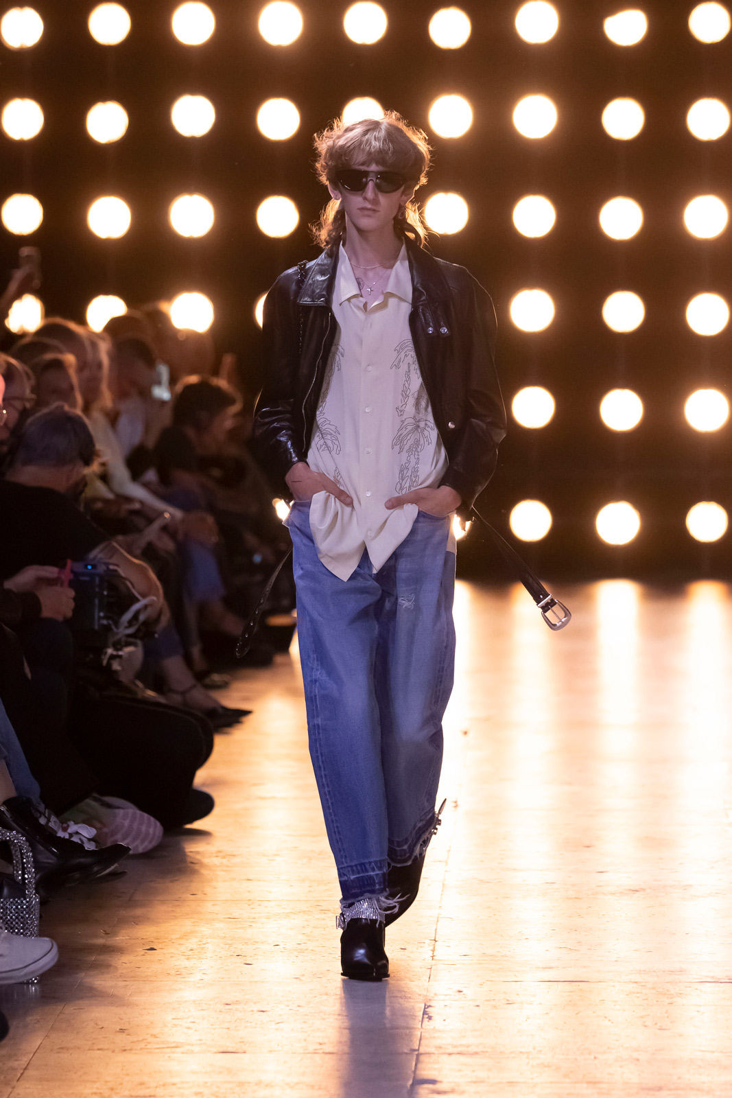 Leah Hennessey steals the spotlight at Celine’s Spring/Summer 2023 menswear show