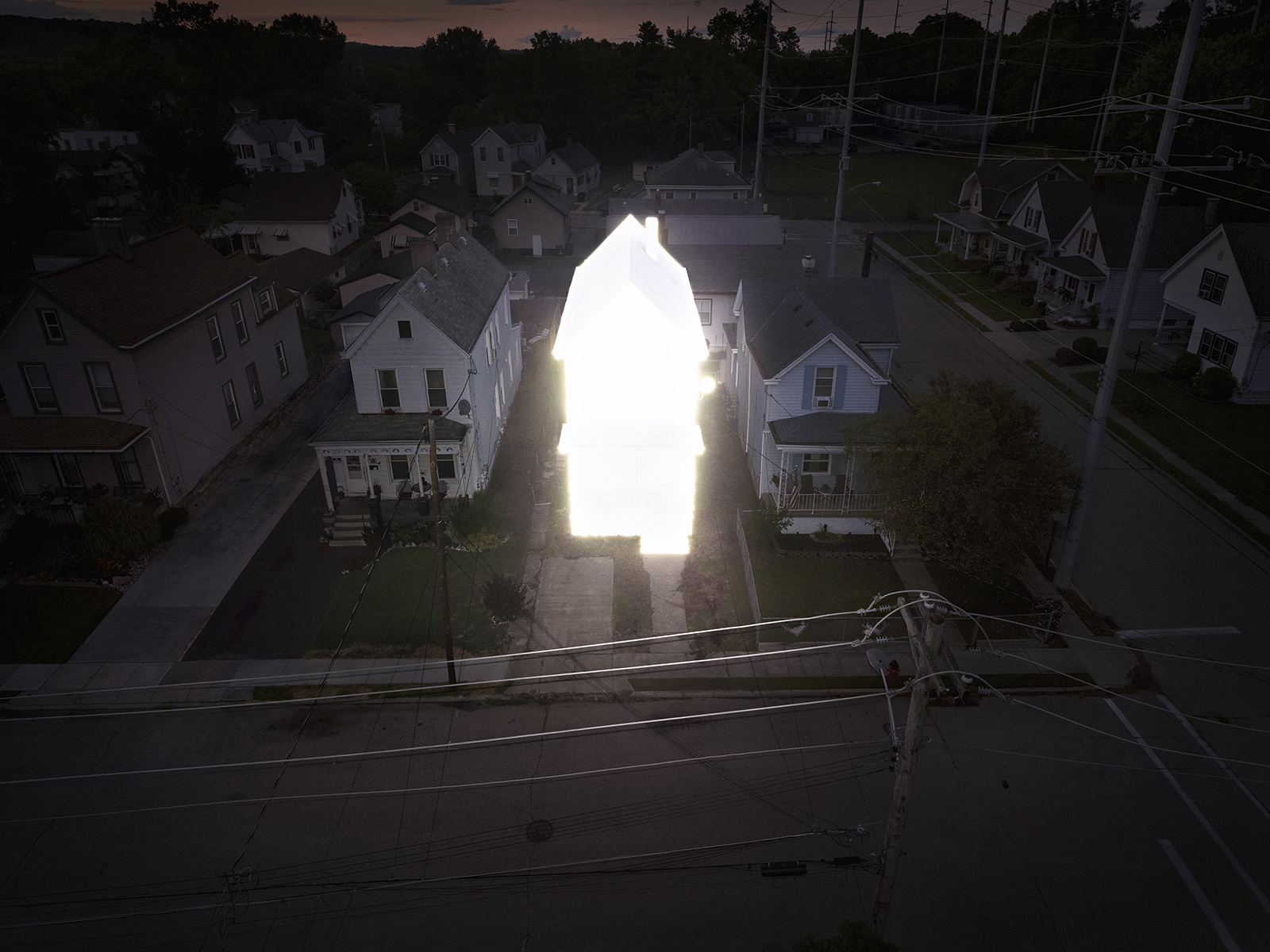 Ian Strange casts the suburban home in a new light