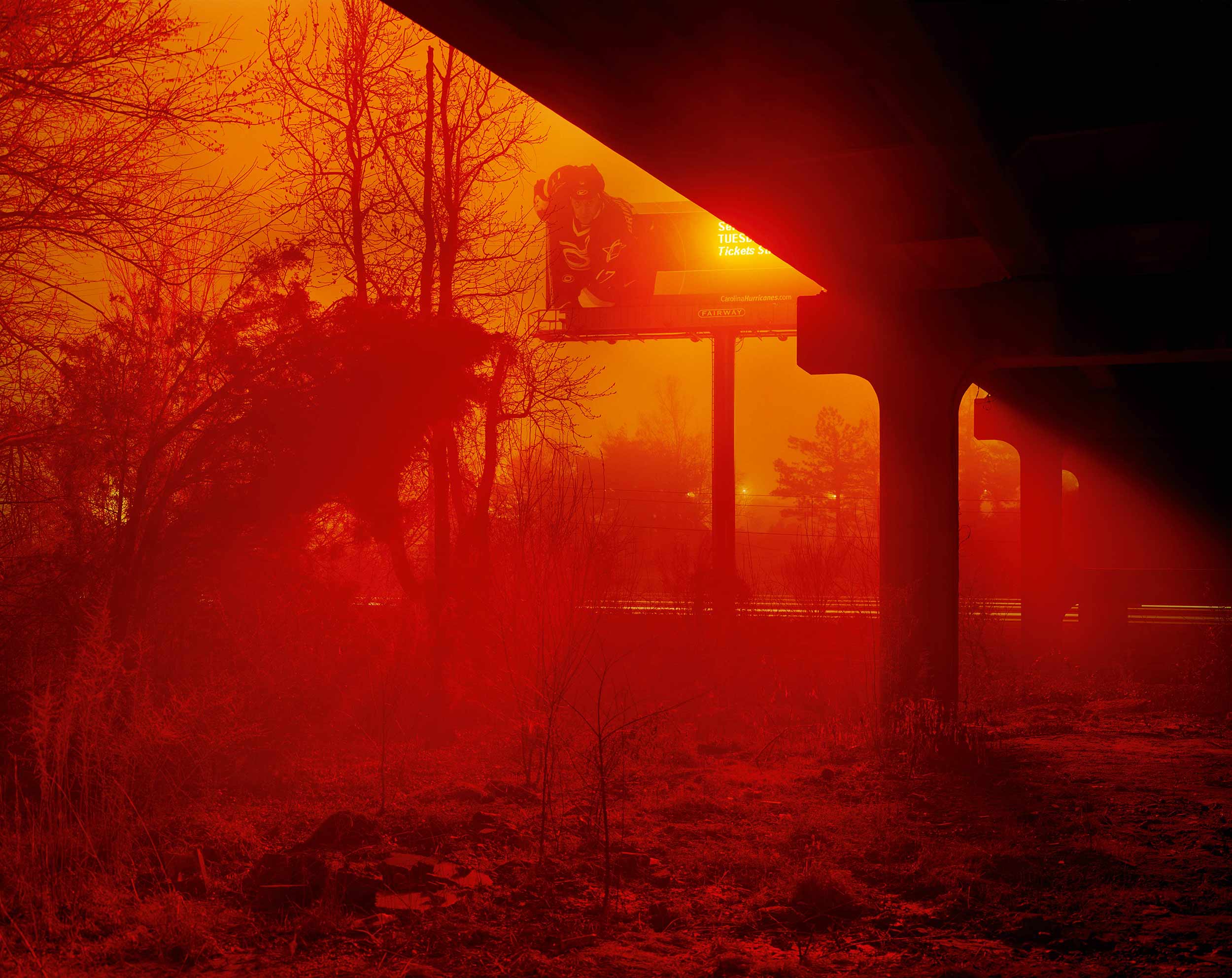 Behind crumbling highways and ghost towns lies the mythological freedom of the American road