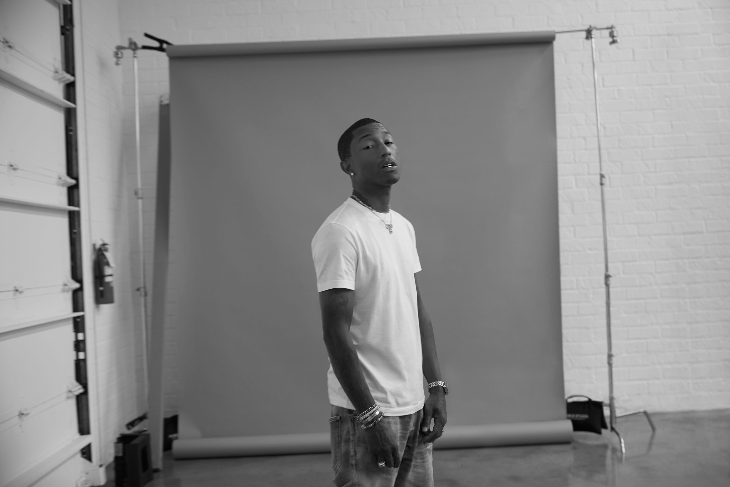 Pharrell Williams reimagines the Moncler Maya 70, bridging the worlds of music and fashion