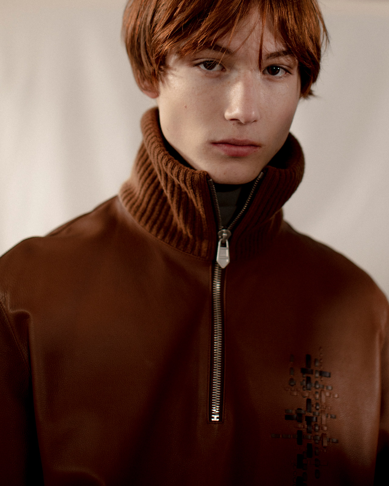 Backstage at Hermès’s Winter 2023 menswear show, where metamorphosis is subtle and steady