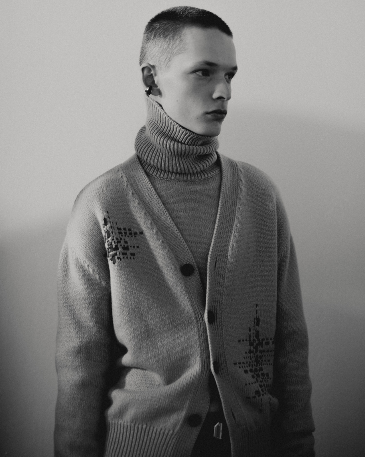 Backstage at Hermès’s Winter 2023 menswear show, where metamorphosis is subtle and steady