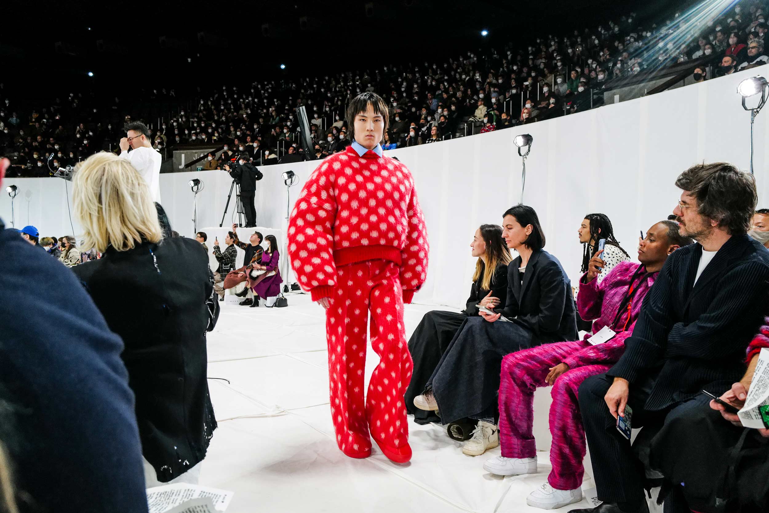 Marni’s Fall/Winter 2023 collection takes to Tokyo, proposing an open-ended approach to high fashion