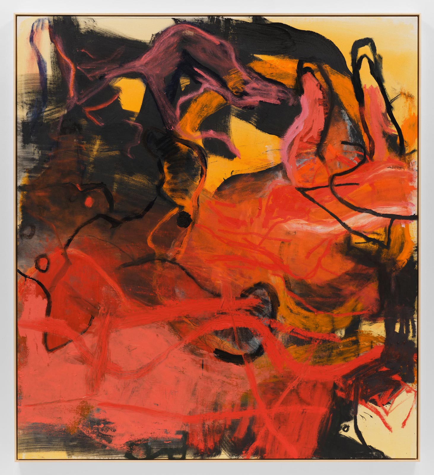 Rita Ackermann’s ‘Vertical Vanish’ is anchored in ambiguity