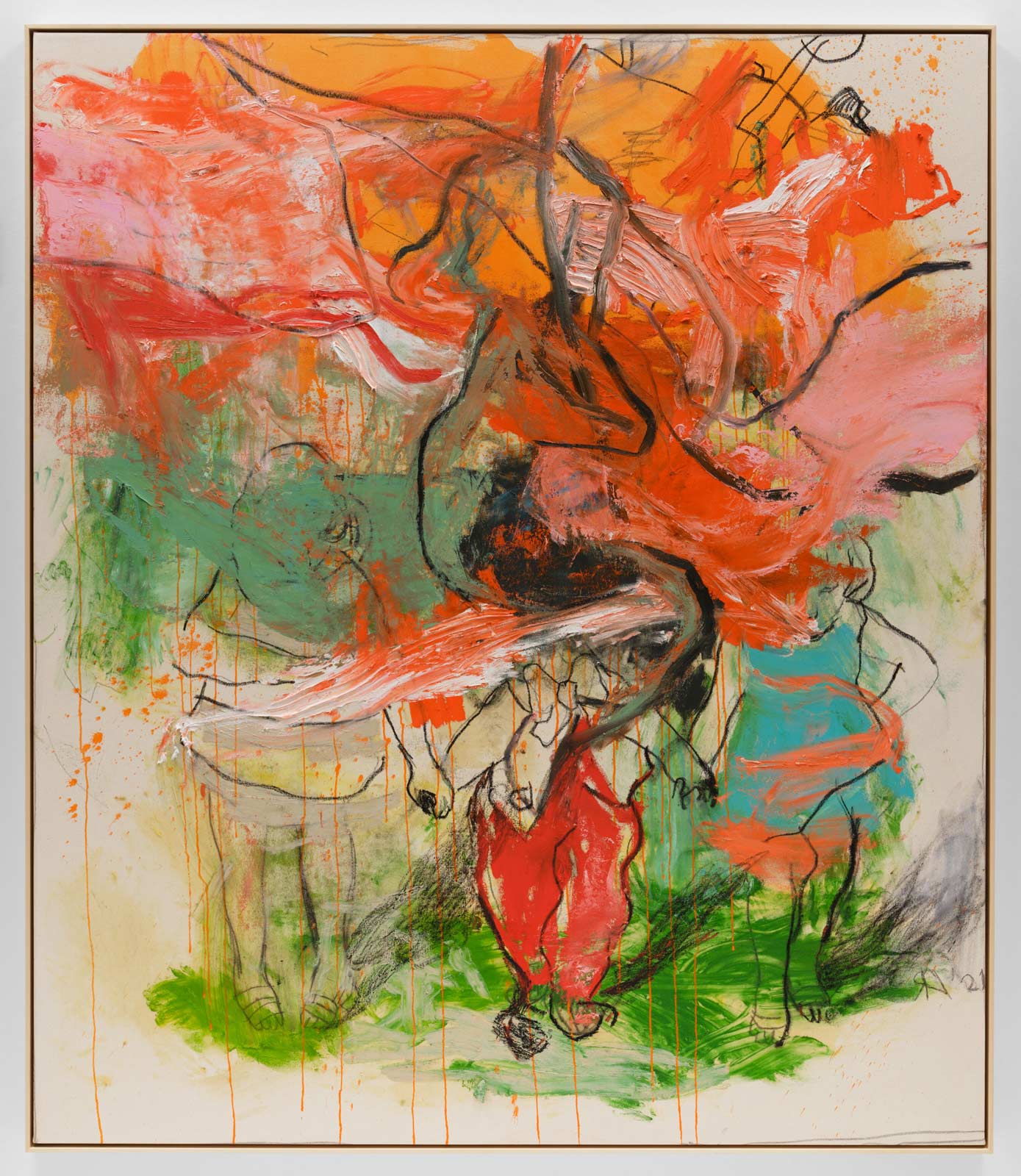 Rita Ackermann’s ‘Vertical Vanish’ is anchored in ambiguity