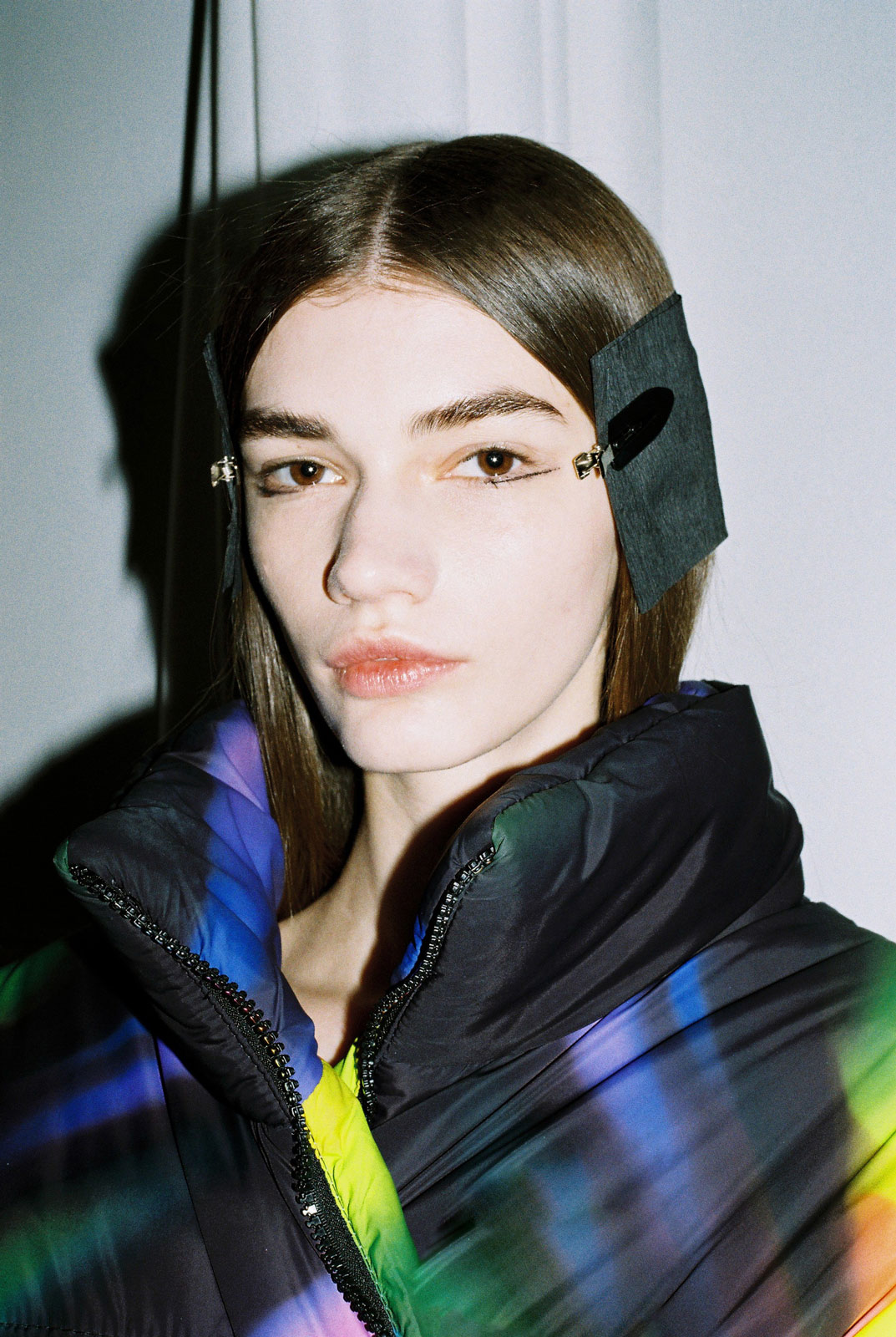 Backstage at Philosophy di Lorenzo Serafini’s elegant and erotic Milan Fashion Week show