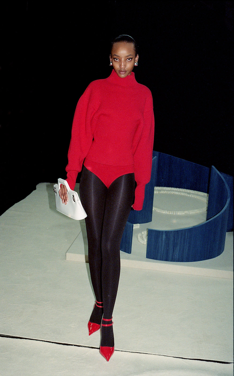 Inside Ferragamo’s Milan Fashion Week show, where Old Hollywood collides with the future