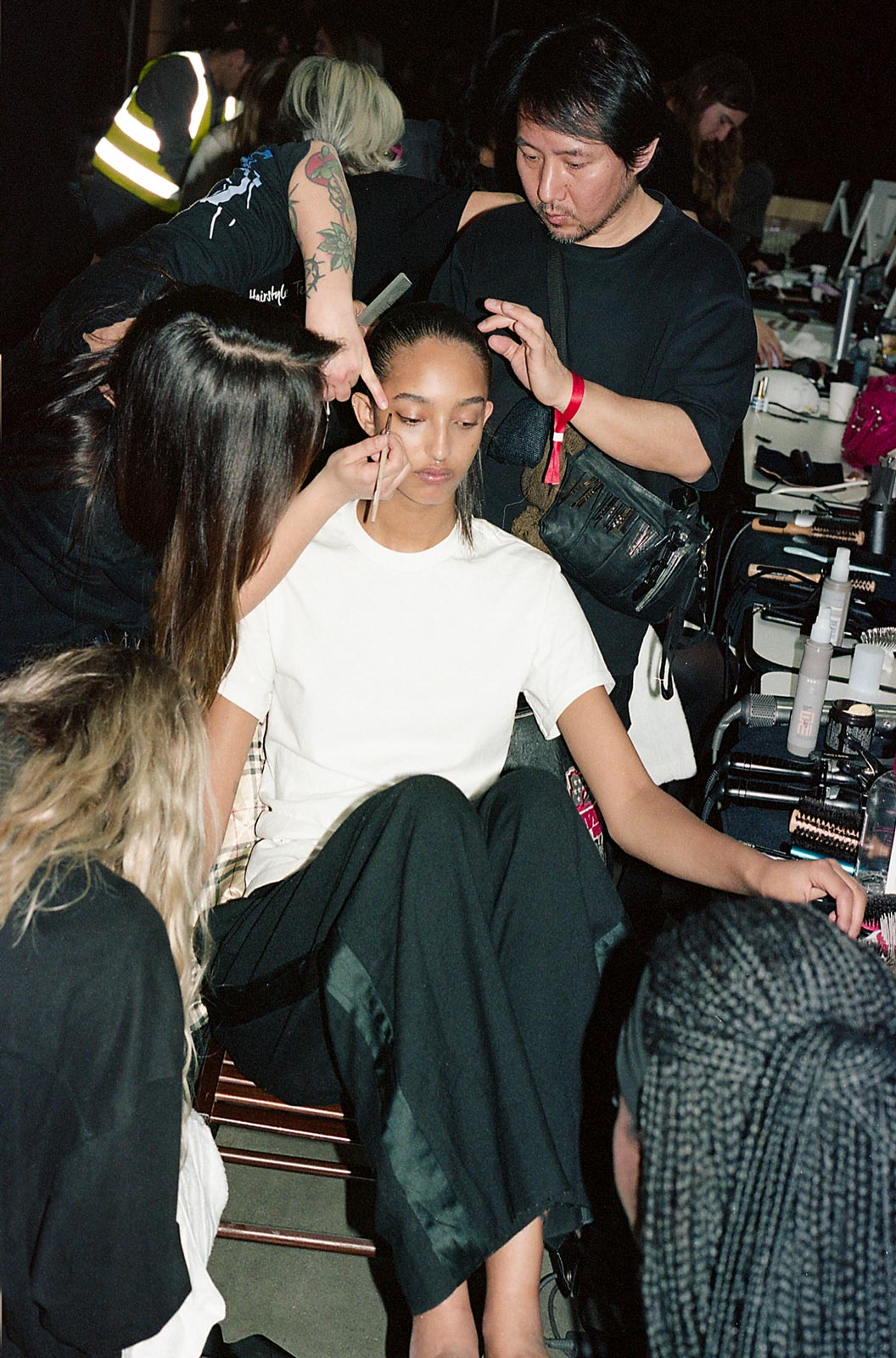 Inside Ferragamo’s Milan Fashion Week show, where Old Hollywood collides with the future