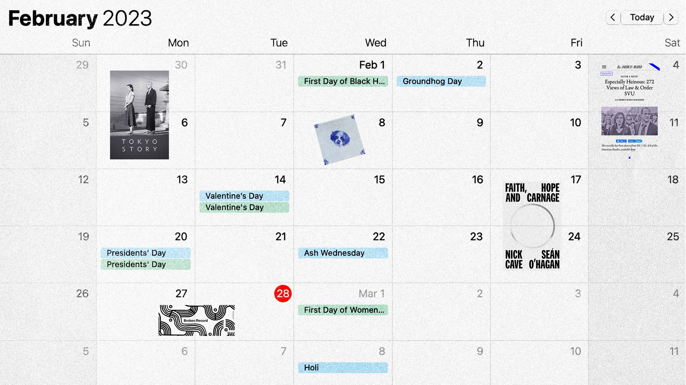 Bookmarked: Everything the Document editors watched, read, ate, bought, and listened to in February